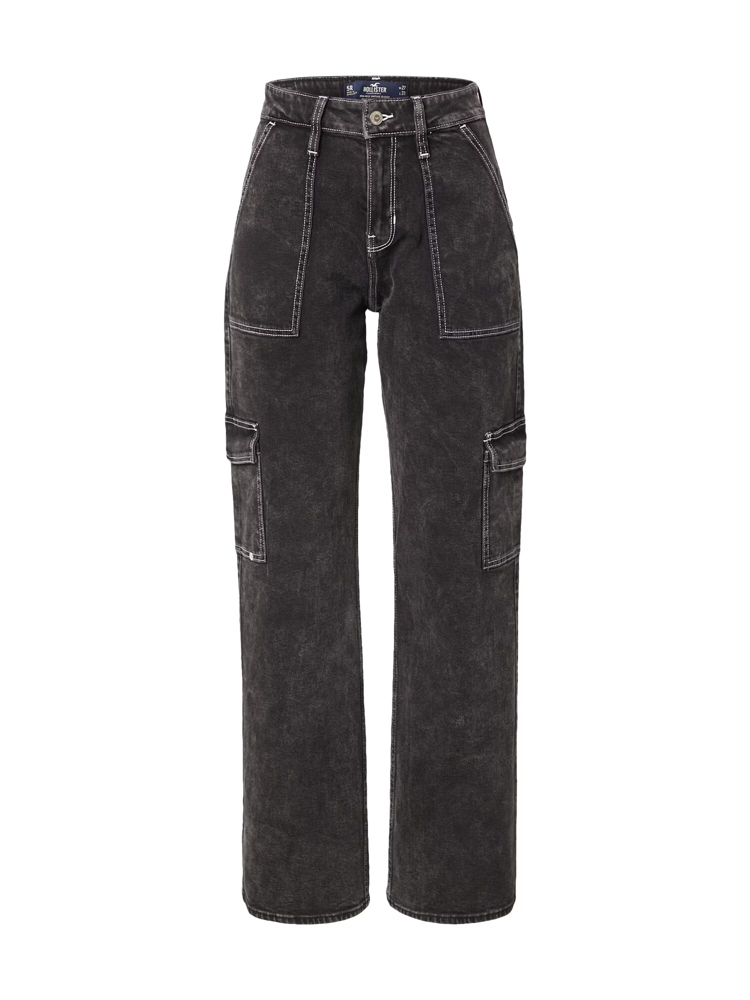 HOLLISTER Pantaloni eleganți negru - Pled.ro