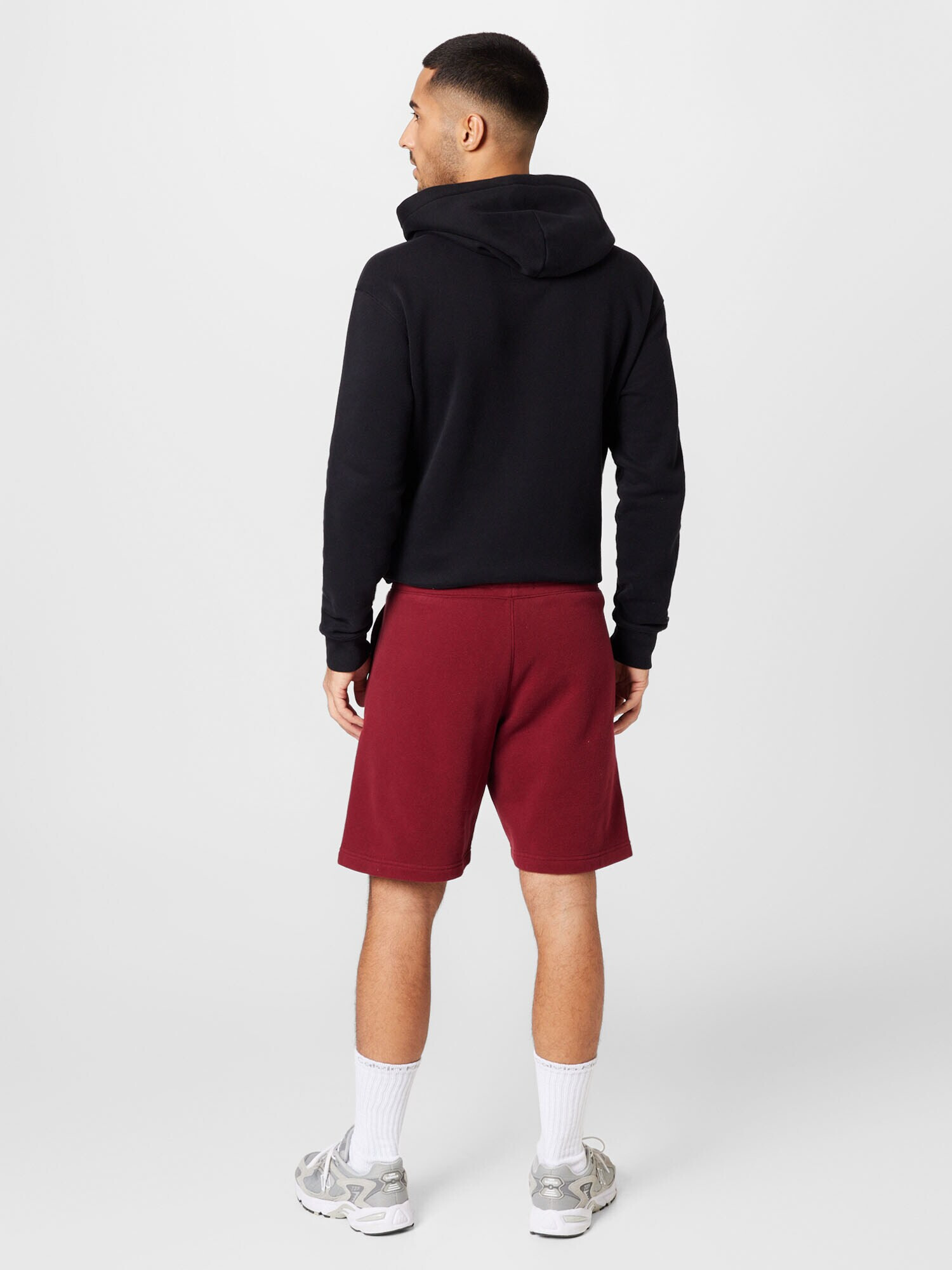 HOLLISTER Pantaloni 'EMEA' bleumarin / roșu vin / alb - Pled.ro