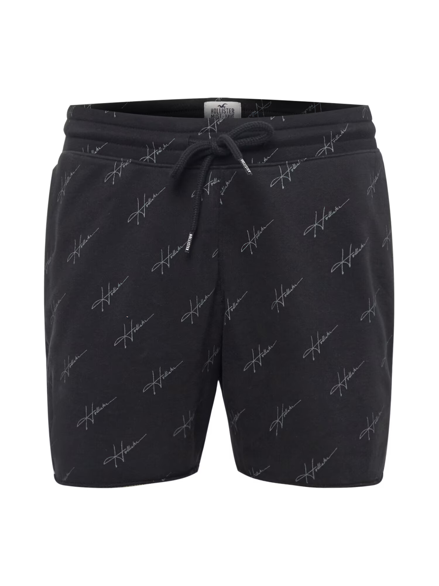 HOLLISTER Pantaloni gri deschis / negru - Pled.ro