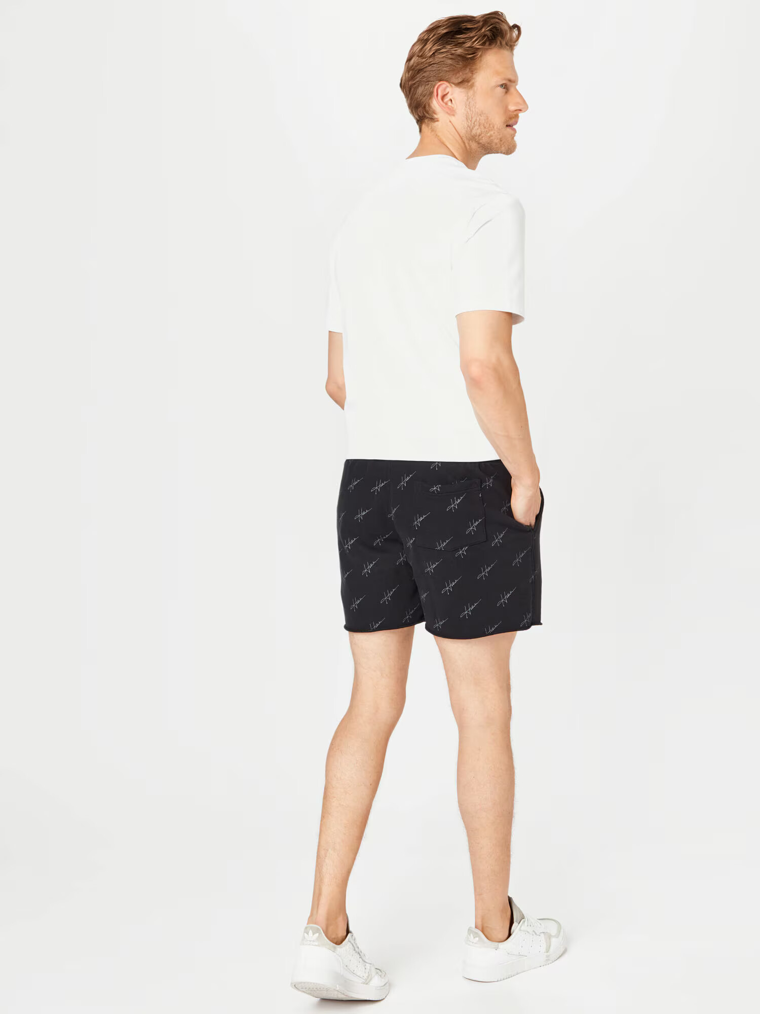 HOLLISTER Pantaloni gri deschis / negru - Pled.ro