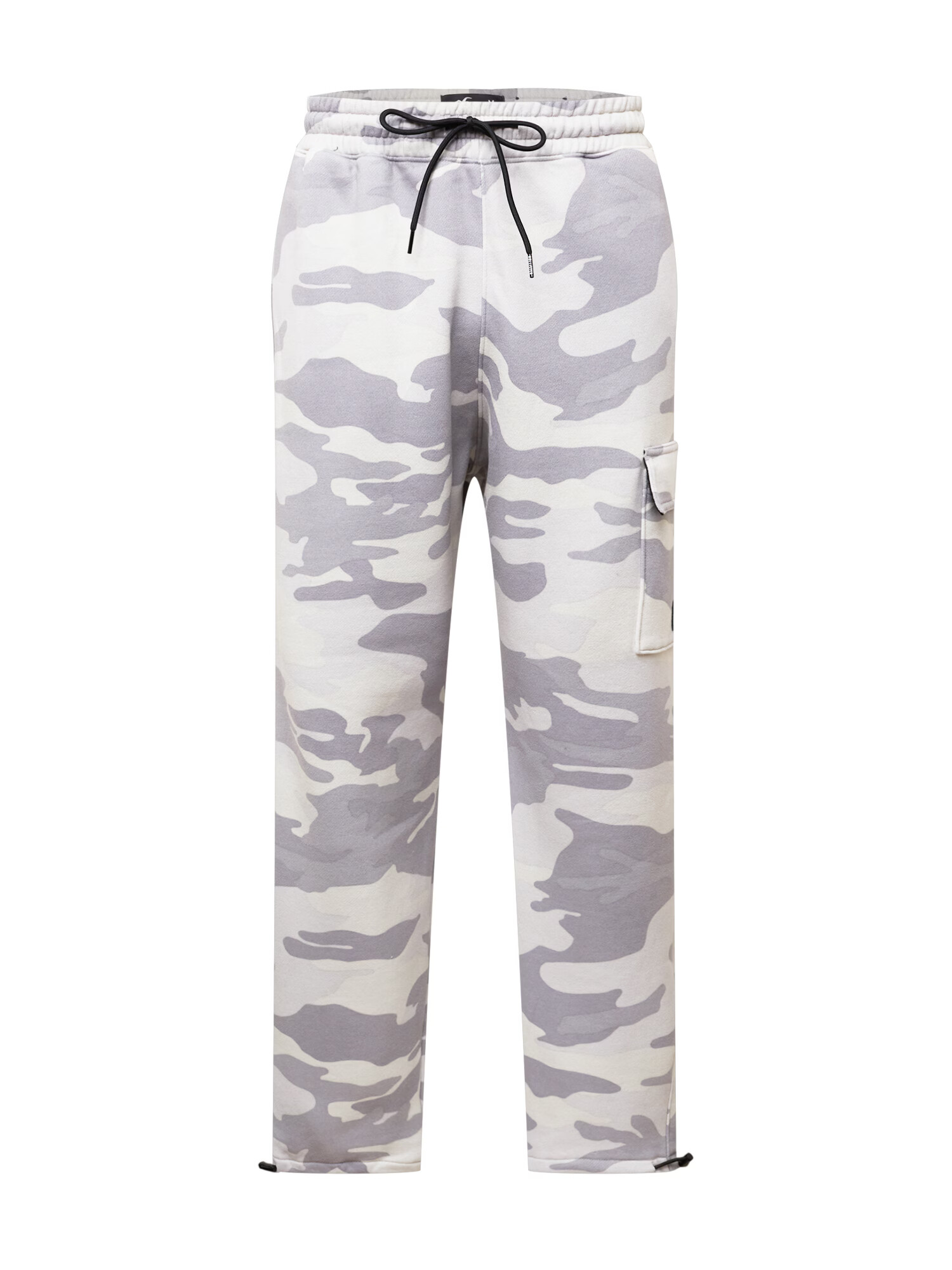 HOLLISTER Pantaloni gri / gri deschis / alb - Pled.ro