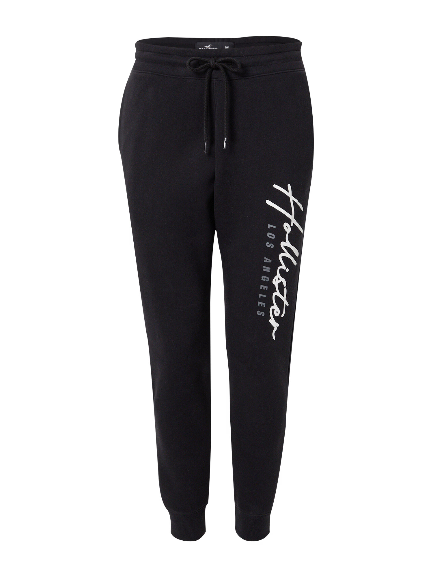 HOLLISTER Pantaloni gri / negru / alb - Pled.ro