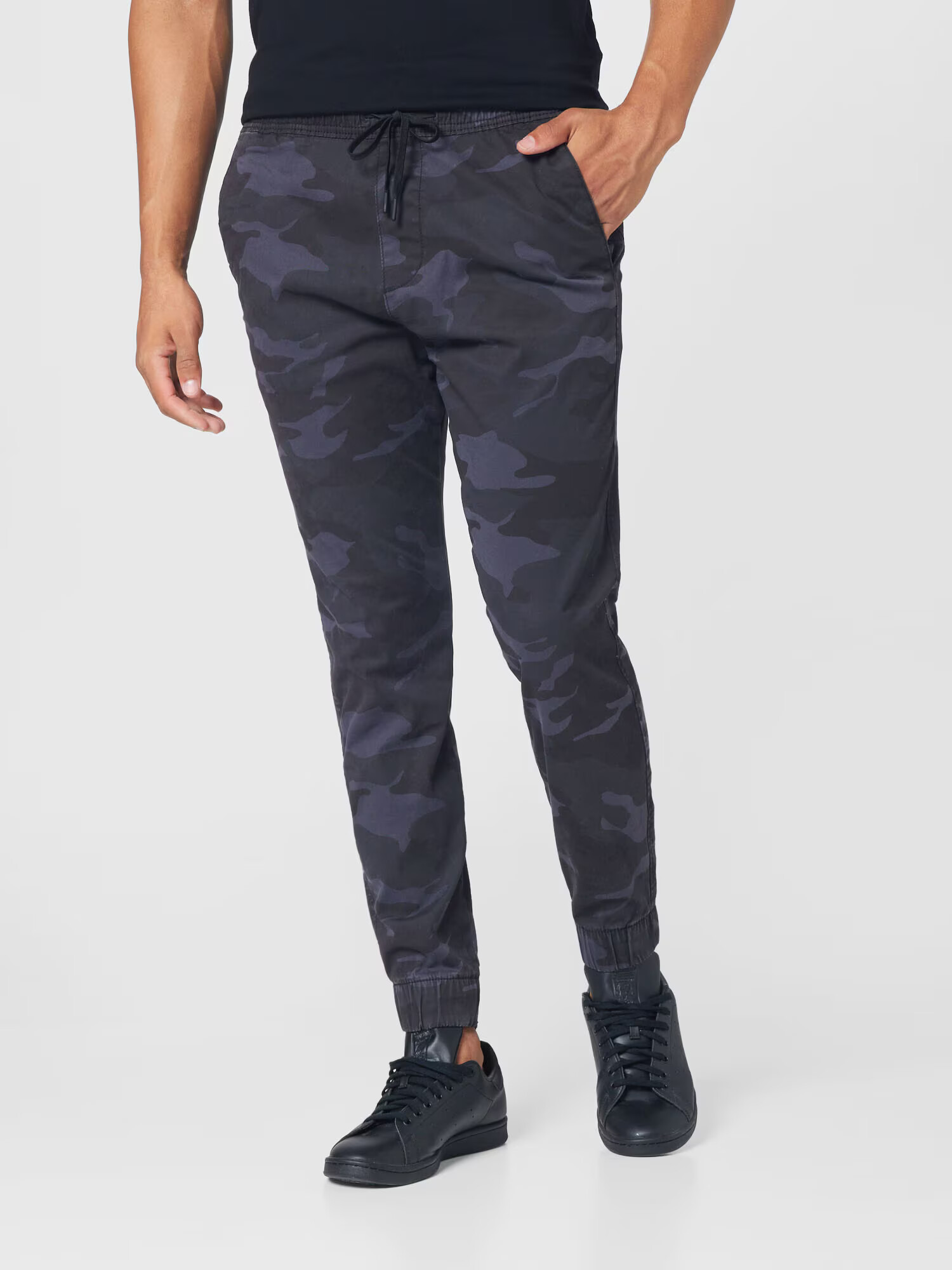 HOLLISTER Pantaloni gri piatră / gri închis / negru - Pled.ro