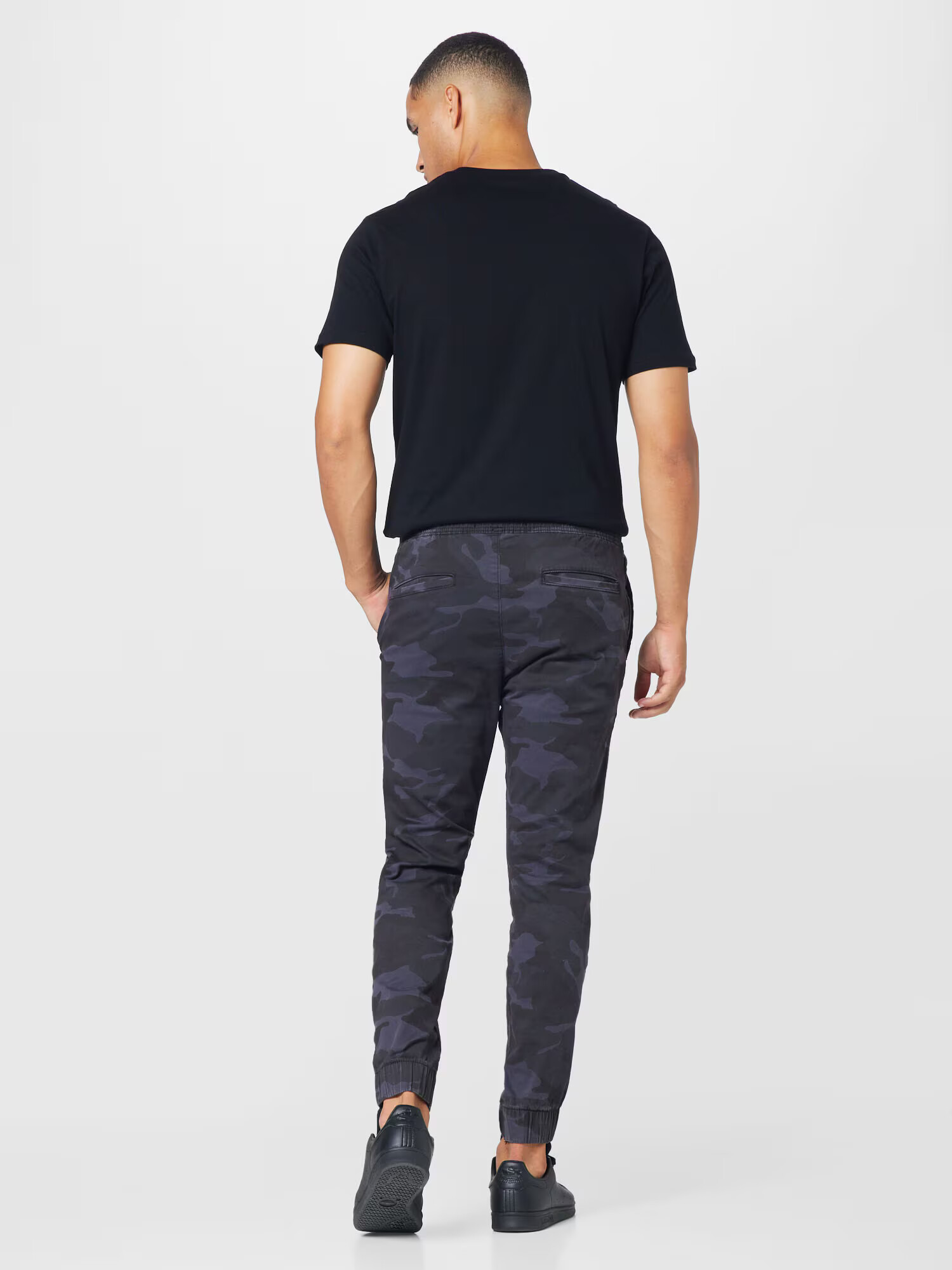 HOLLISTER Pantaloni gri piatră / gri închis / negru - Pled.ro