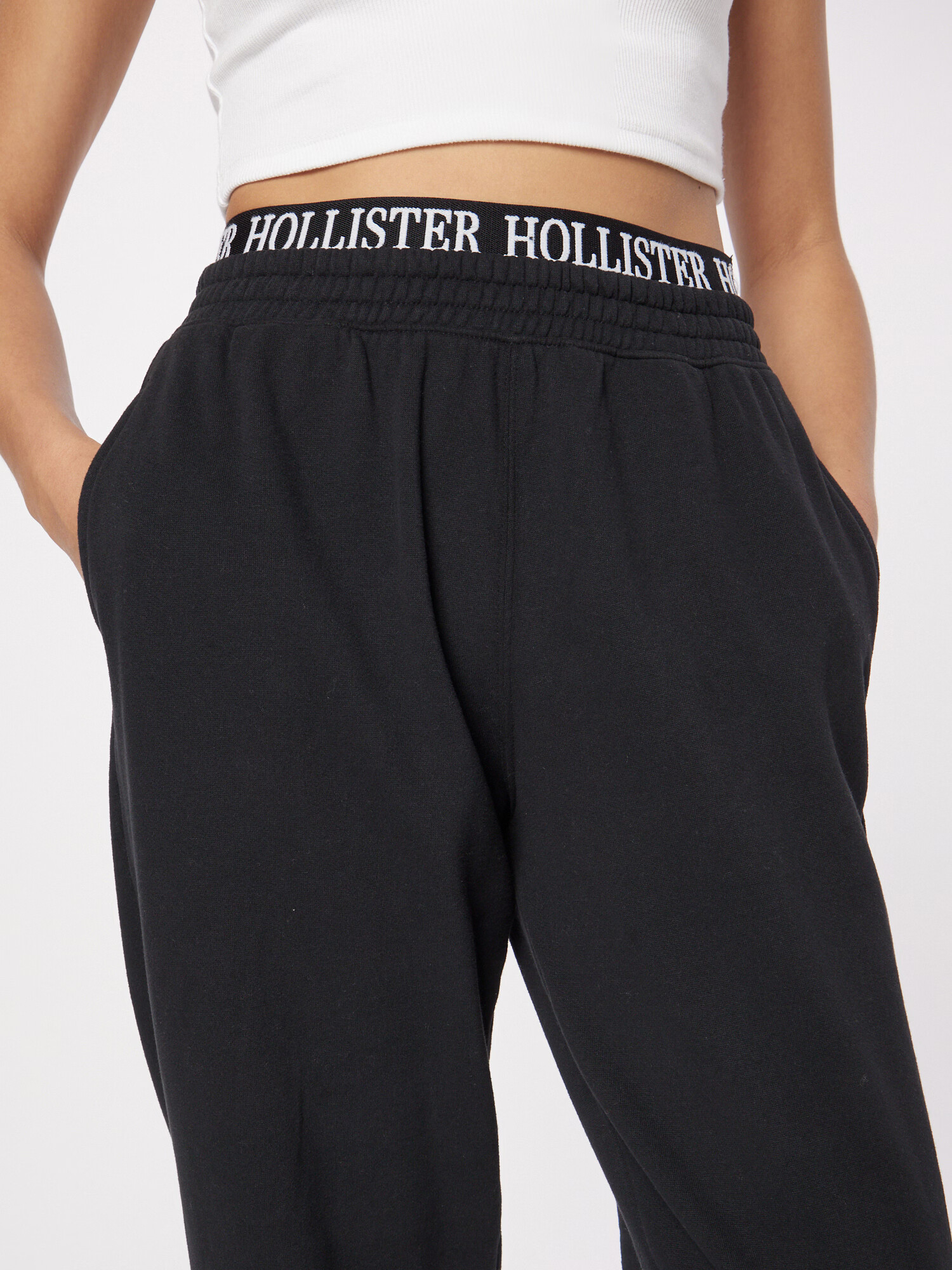 HOLLISTER Pantaloni negru - Pled.ro