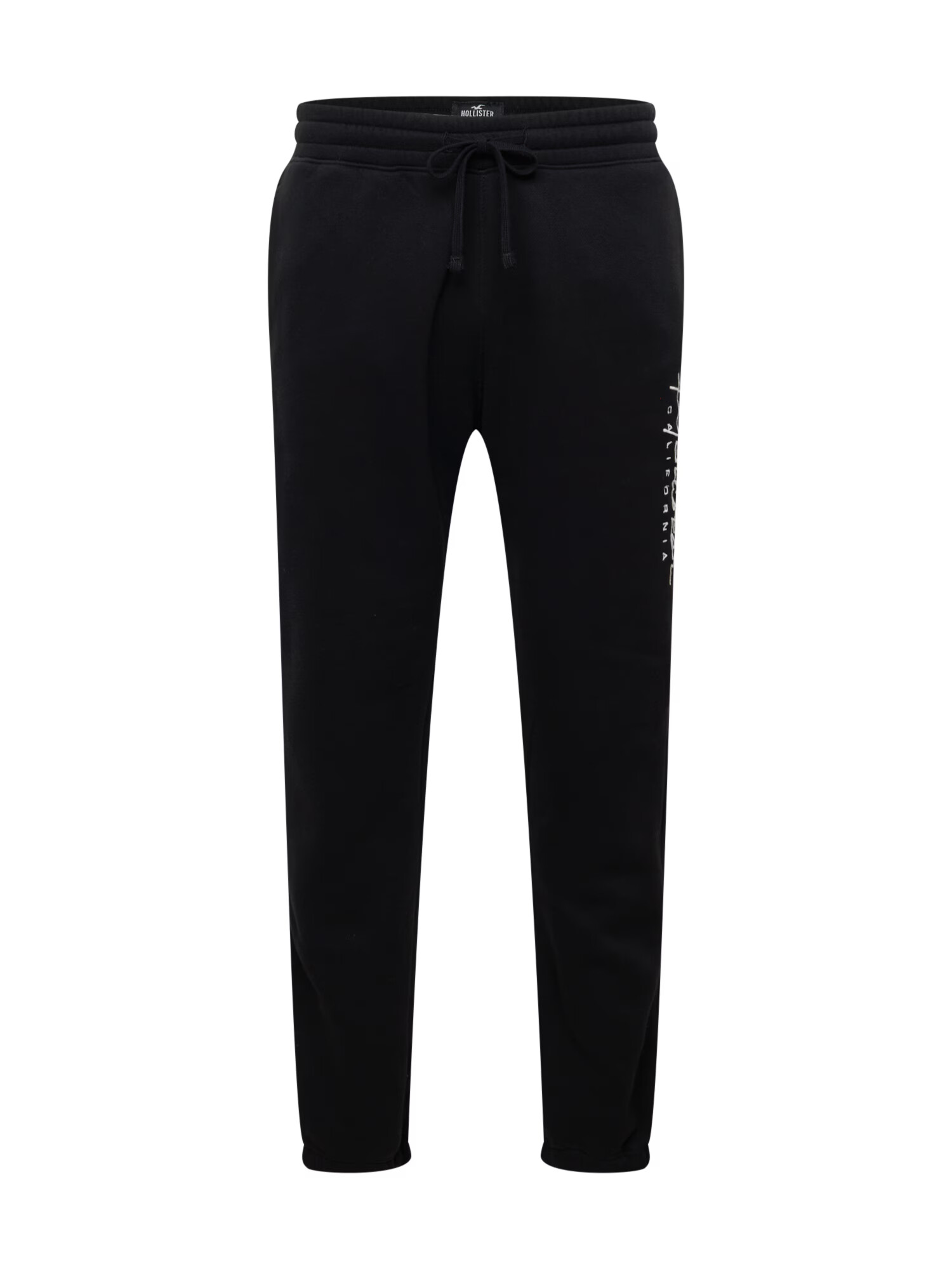 HOLLISTER Pantaloni negru / alb - Pled.ro