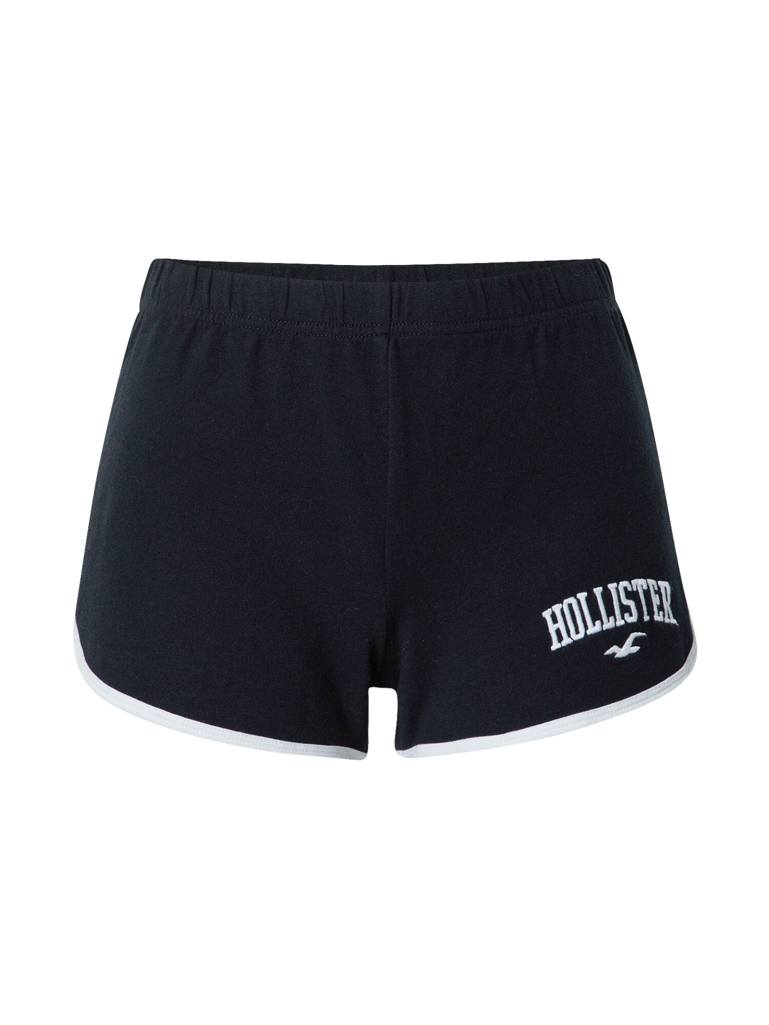 HOLLISTER Pantaloni negru / alb - Pled.ro