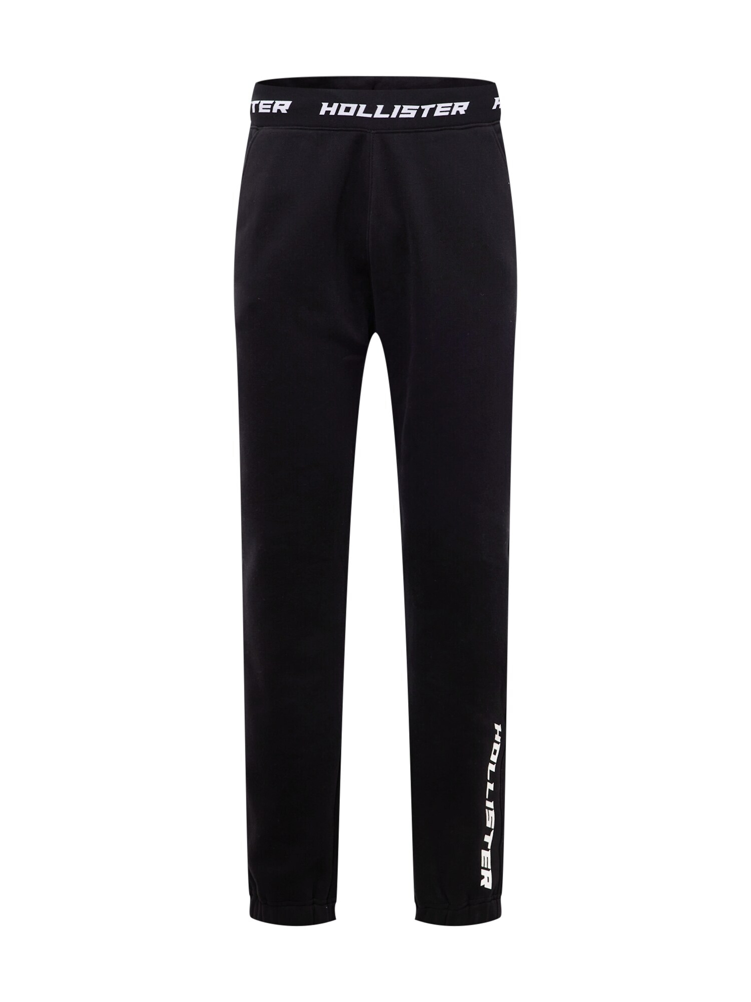 HOLLISTER Pantaloni negru / alb - Pled.ro