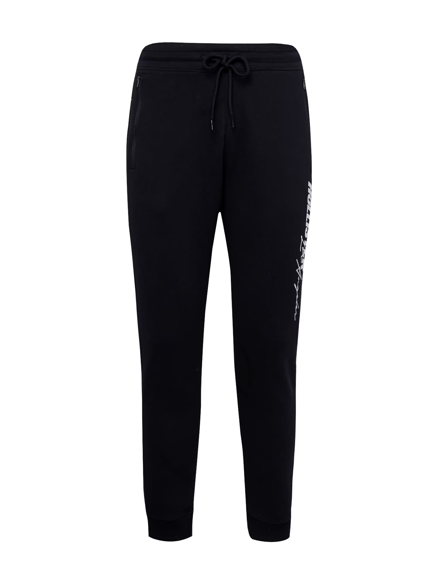 HOLLISTER Pantaloni negru / alb - Pled.ro