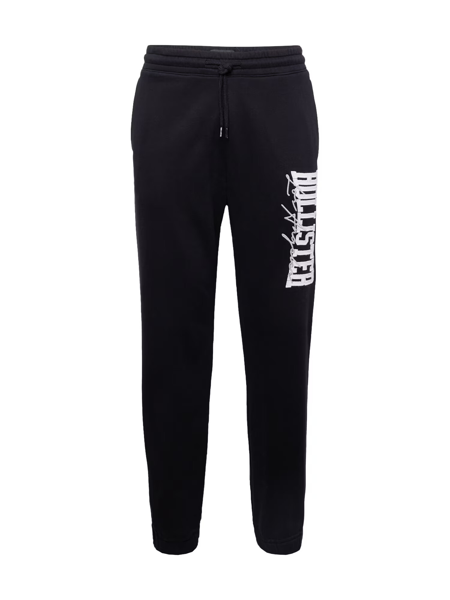 HOLLISTER Pantaloni negru / alb - Pled.ro