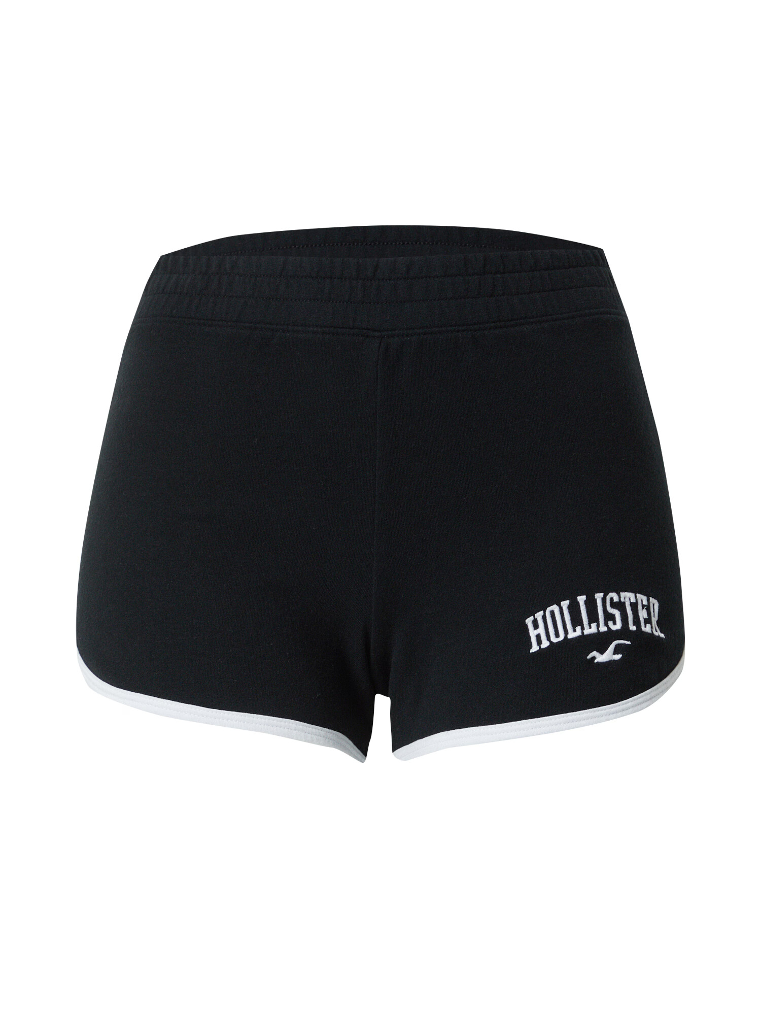 HOLLISTER Pantaloni negru / alb - Pled.ro