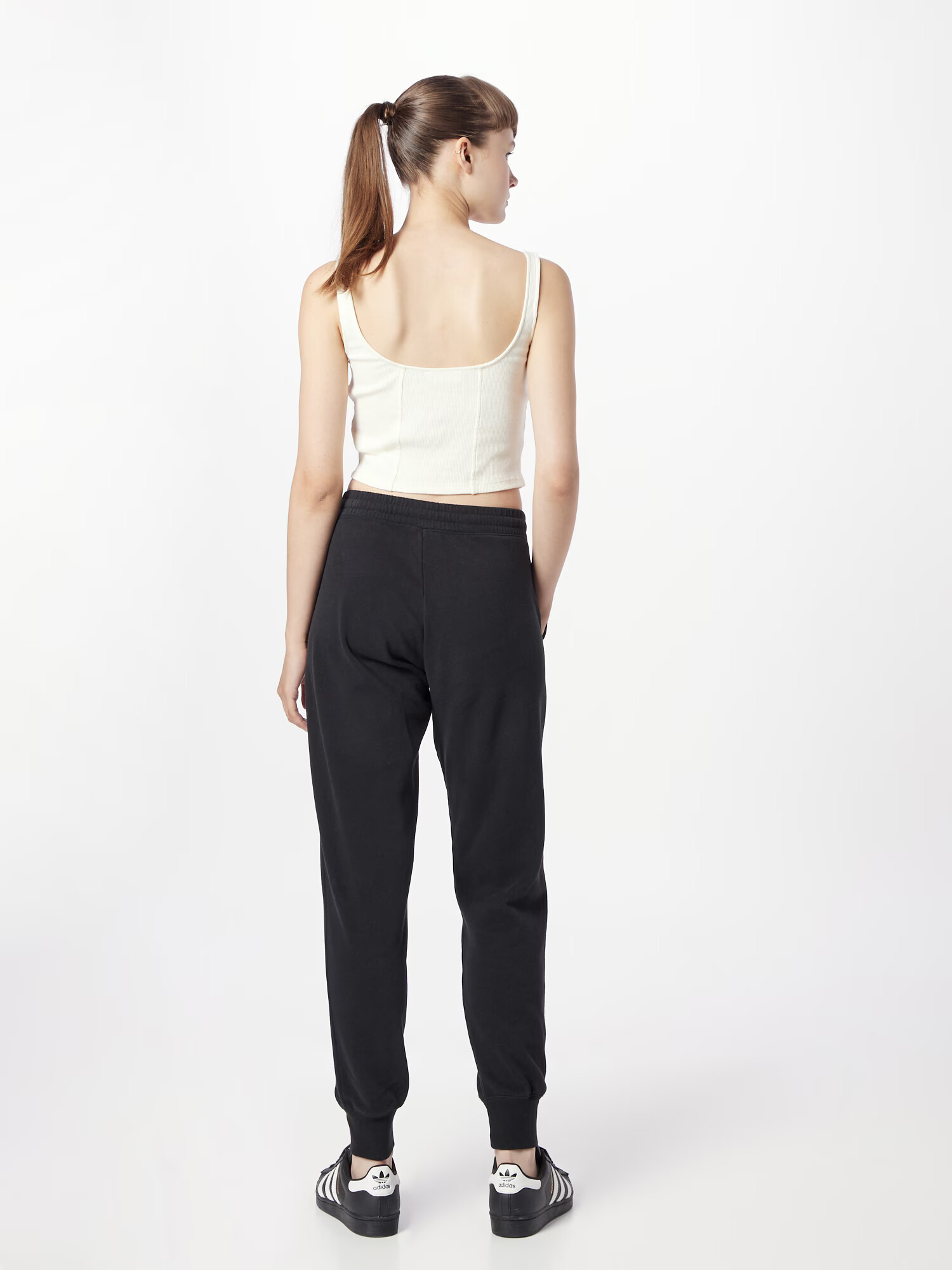 HOLLISTER Pantaloni negru / alb - Pled.ro