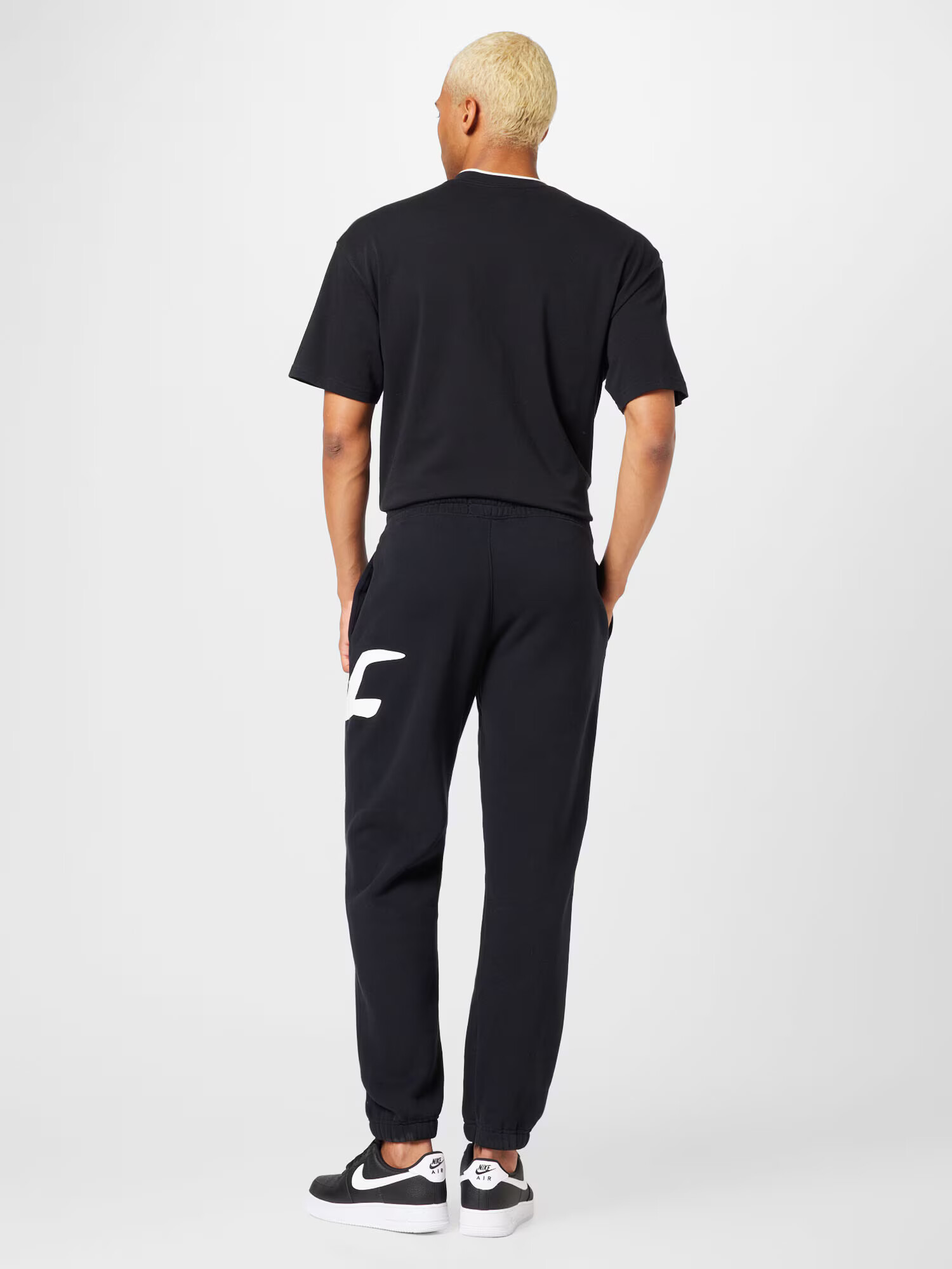 HOLLISTER Pantaloni negru / alb - Pled.ro