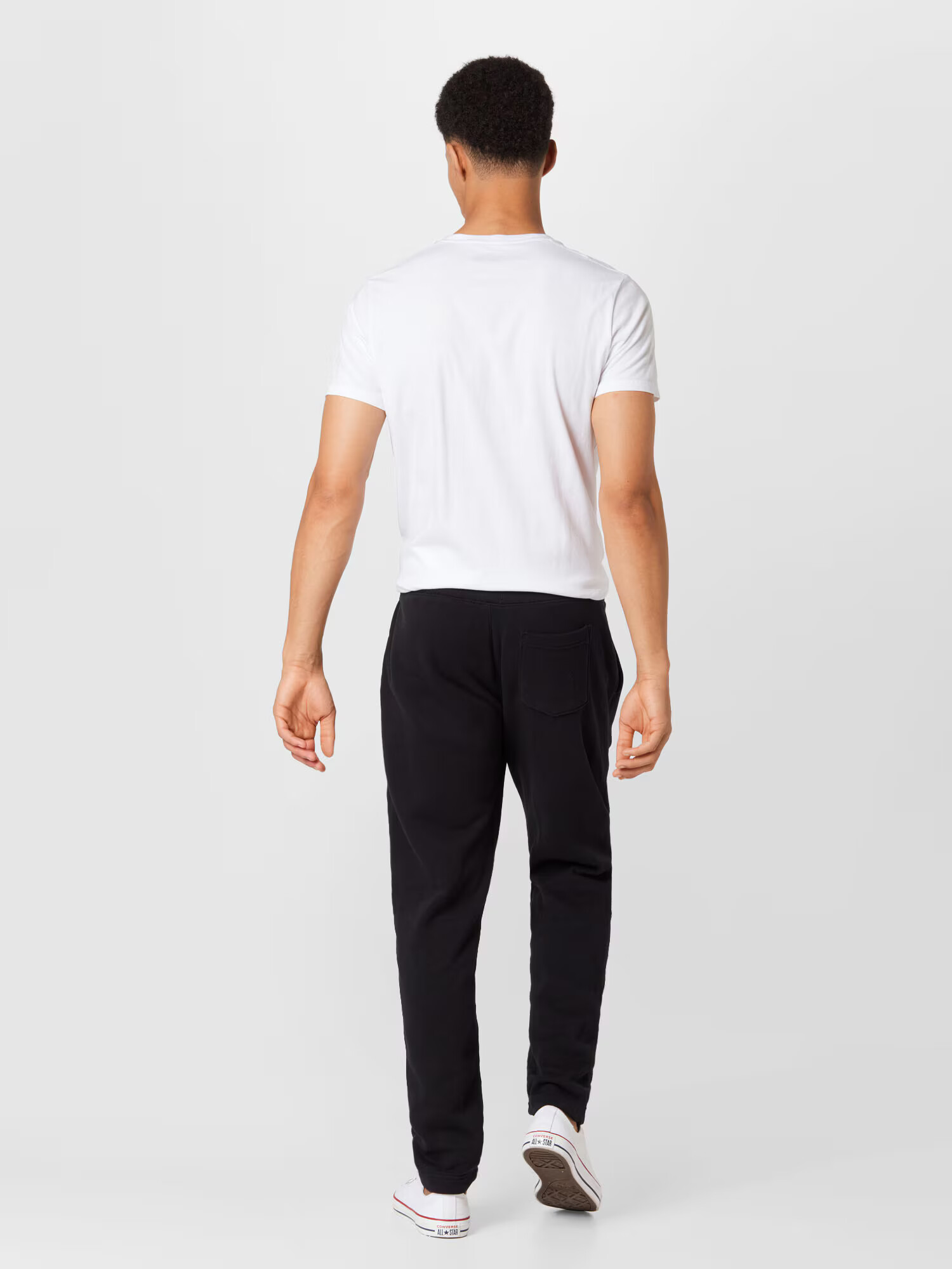 HOLLISTER Pantaloni negru / alb - Pled.ro