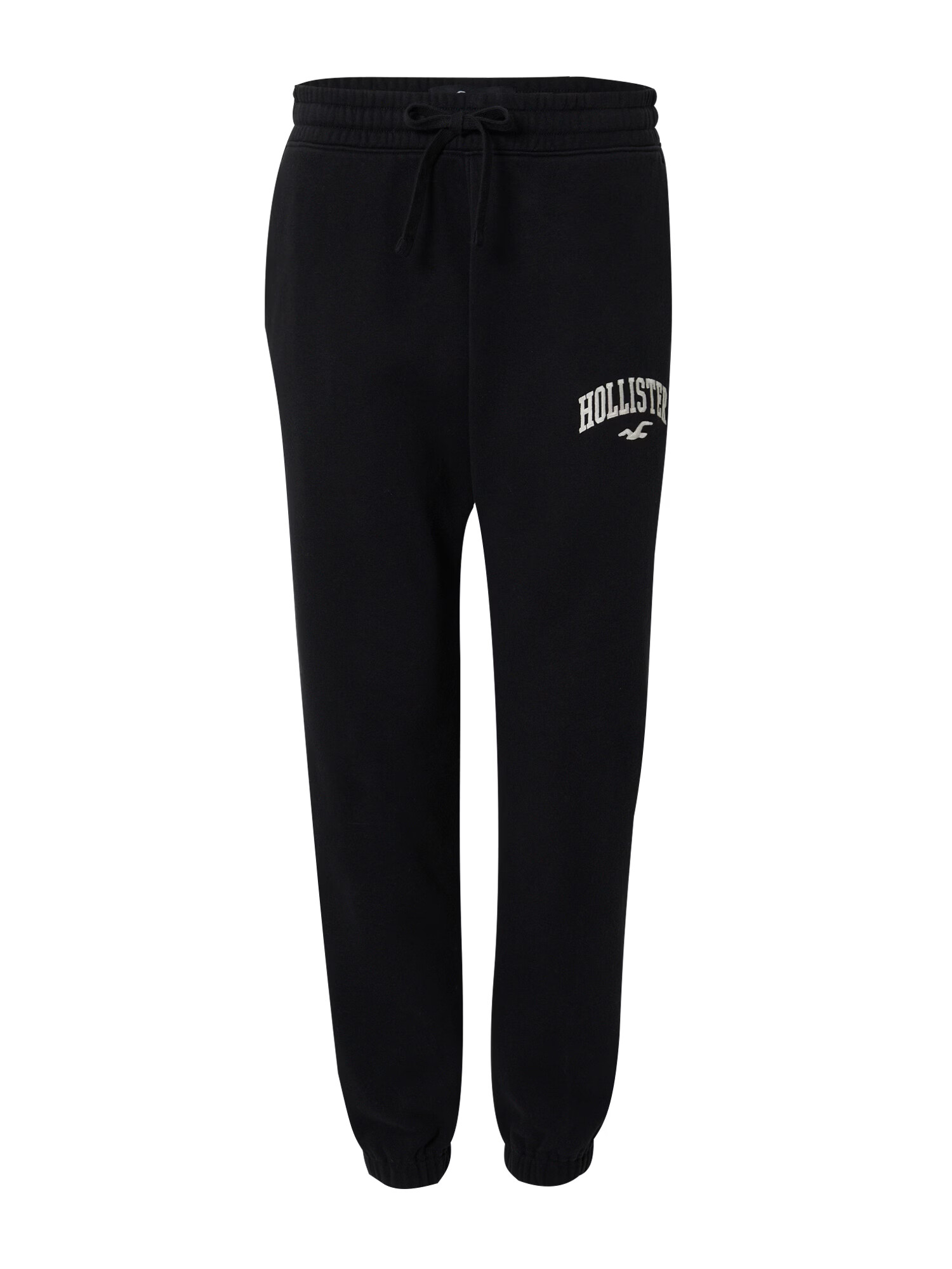 HOLLISTER Pantaloni negru / alb - Pled.ro