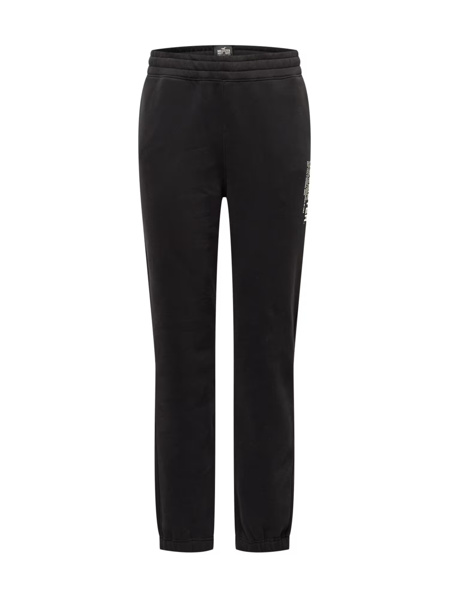 HOLLISTER Pantaloni negru / alb - Pled.ro