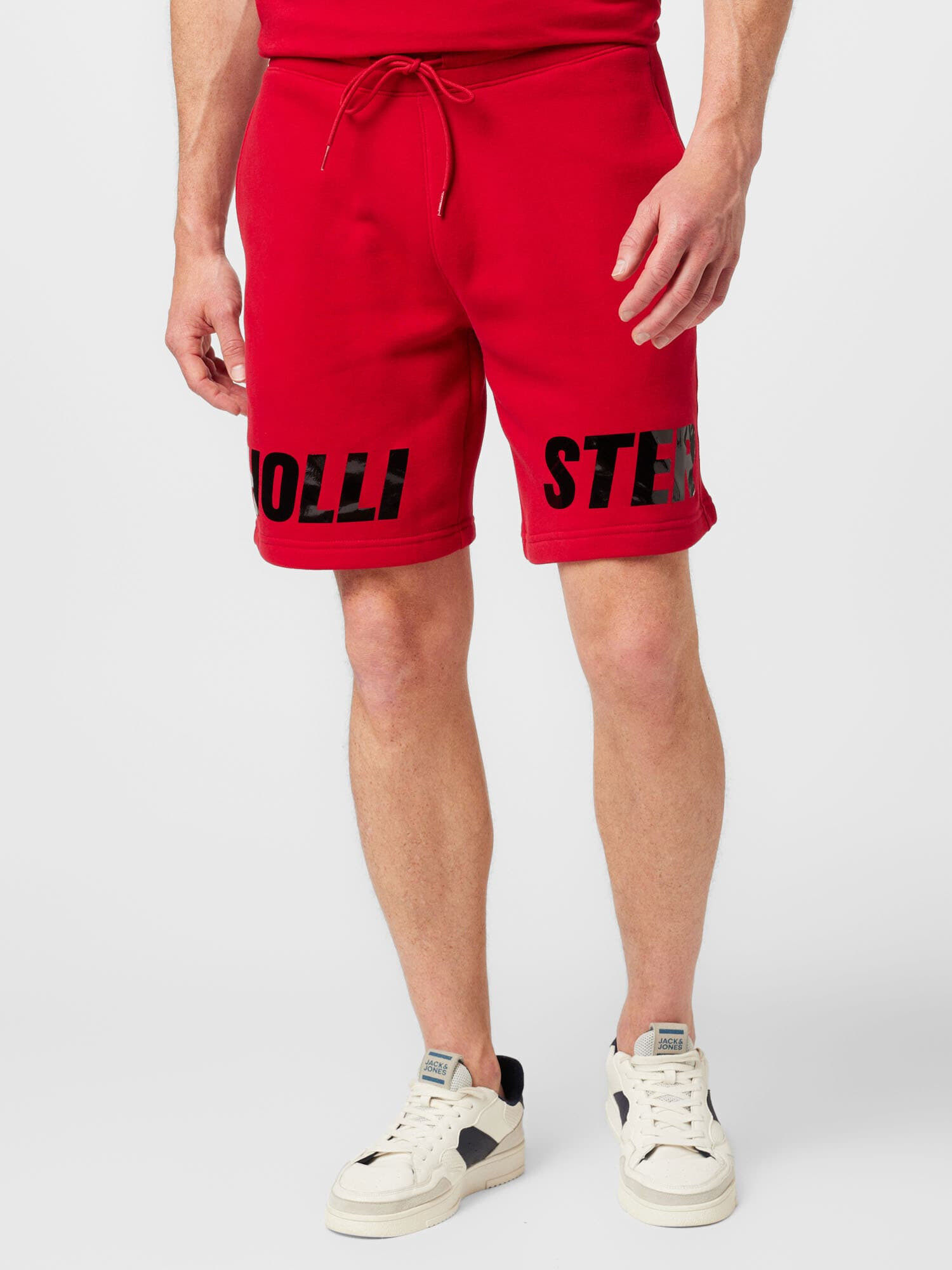 HOLLISTER Pantaloni roșu / negru - Pled.ro