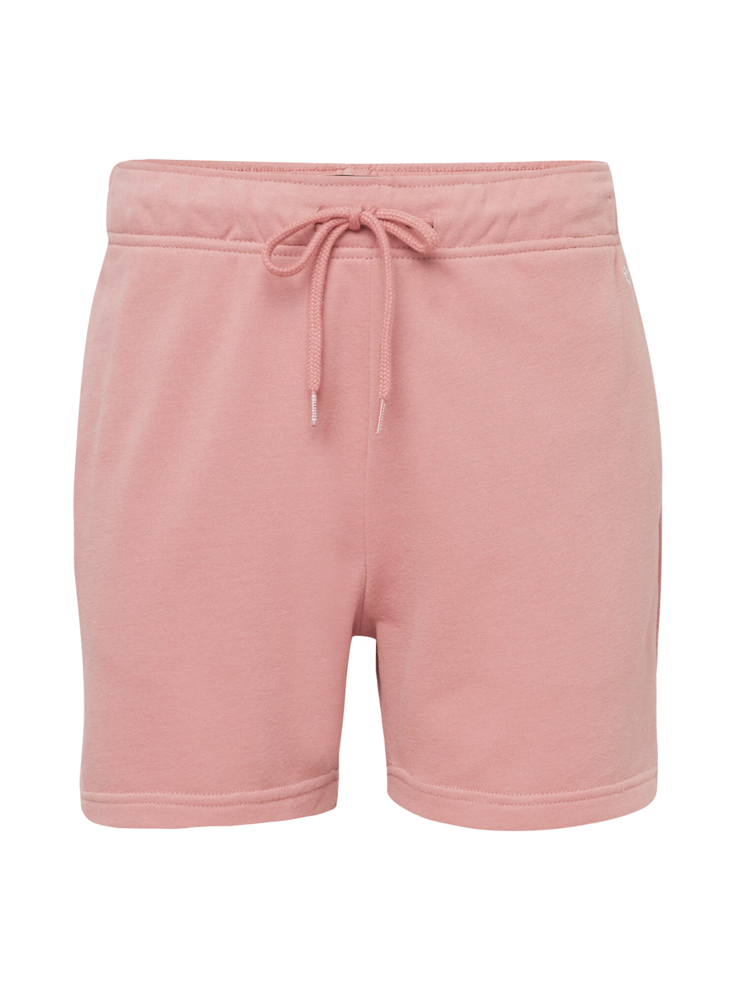 HOLLISTER Pantaloni roz pal / alb - Pled.ro