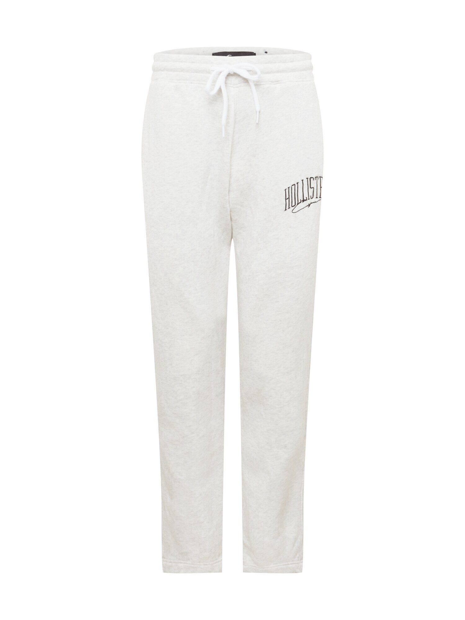 HOLLISTER Pantaloni 'VARSITY' gri amestecat / negru / alb - Pled.ro