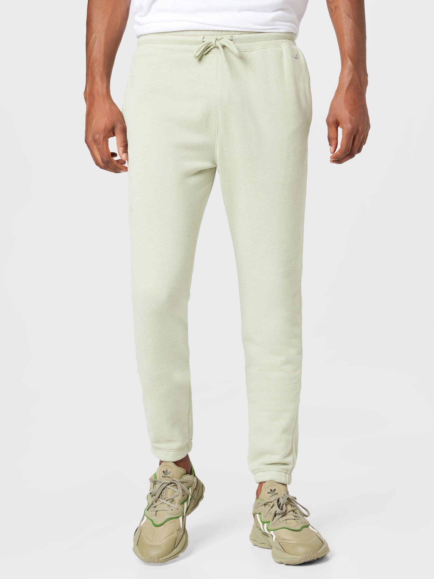 HOLLISTER Pantaloni verde pastel - Pled.ro