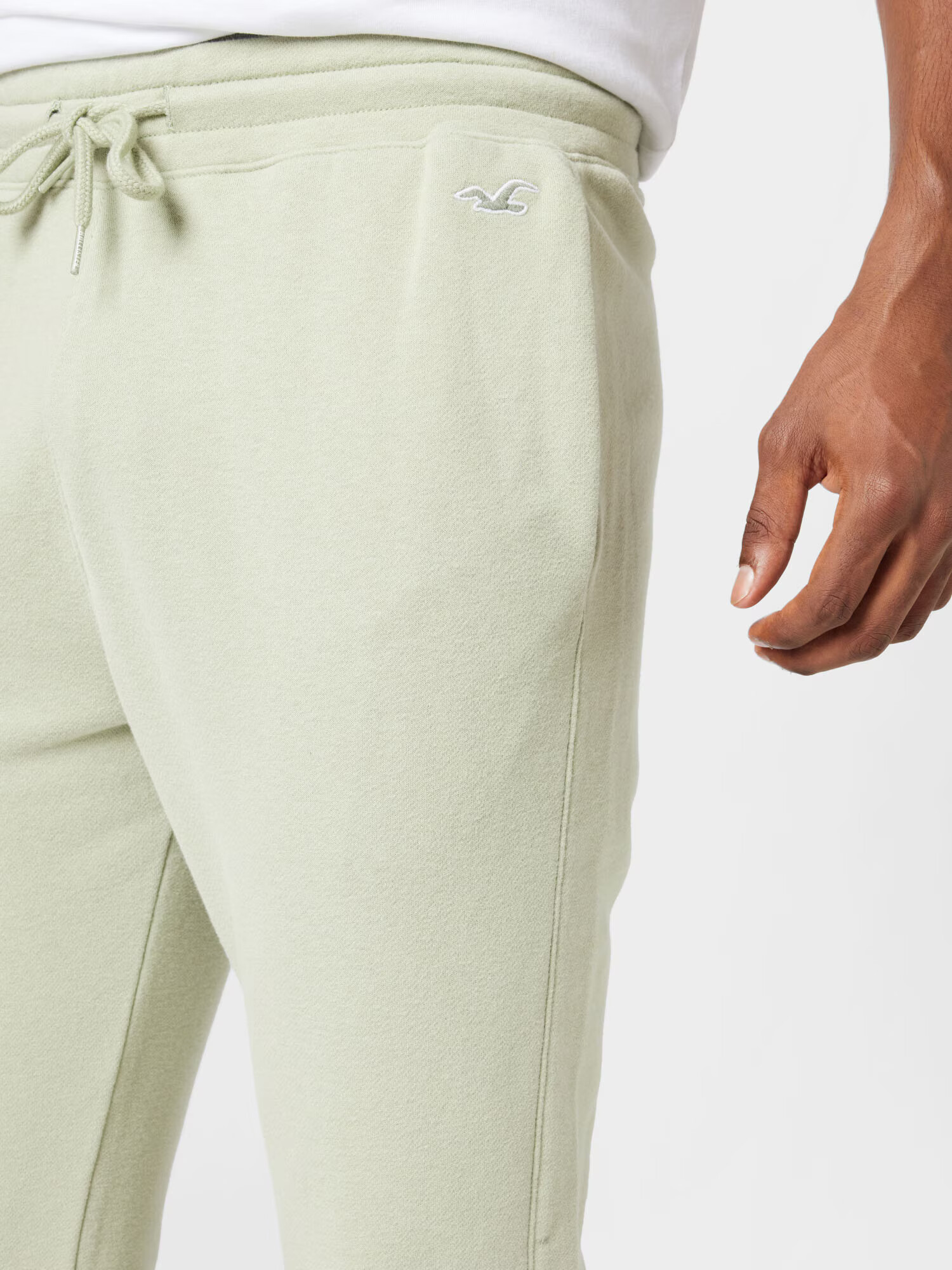 HOLLISTER Pantaloni verde pastel - Pled.ro