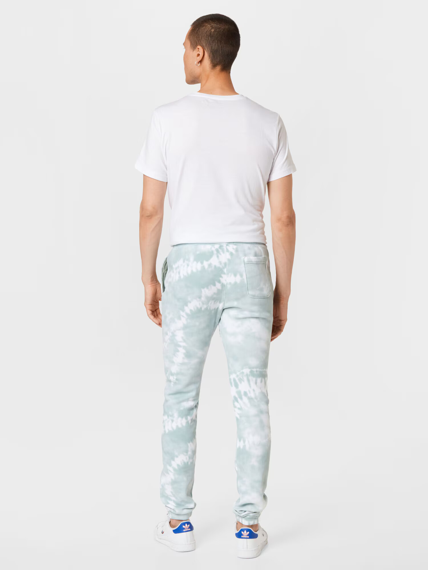 HOLLISTER Pantaloni verde pastel / alb - Pled.ro