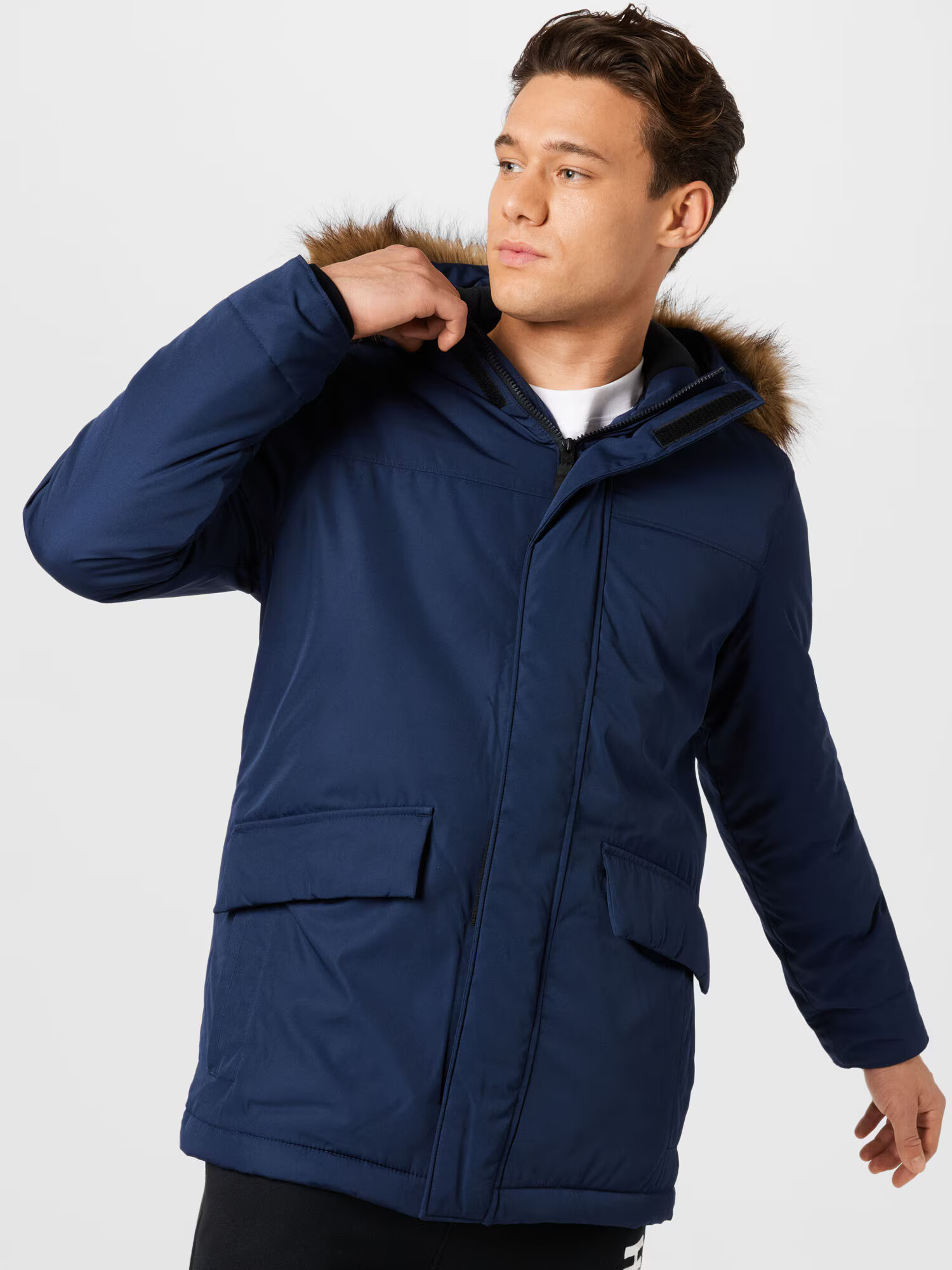 HOLLISTER Parka de iarnă bleumarin - Pled.ro