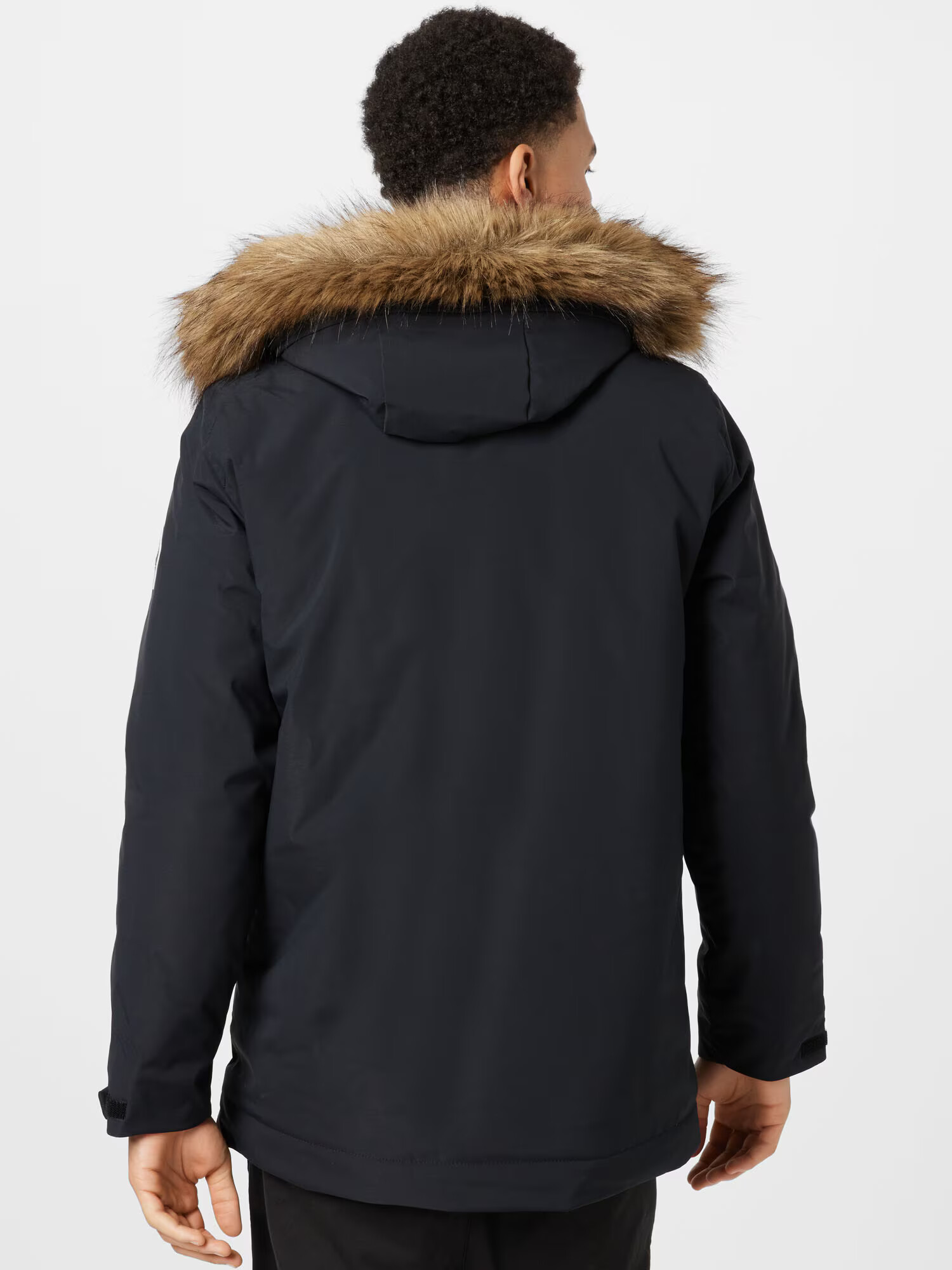 HOLLISTER Parka de iarnă maro / negru / alb natural - Pled.ro