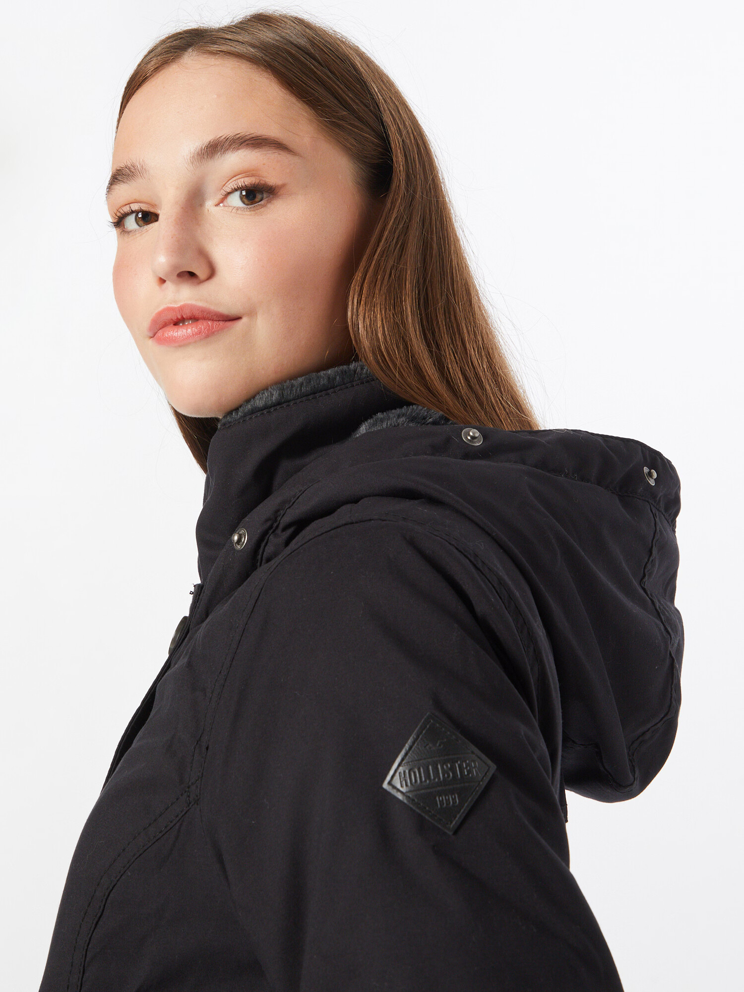 HOLLISTER Parka de iarnă negru - Pled.ro