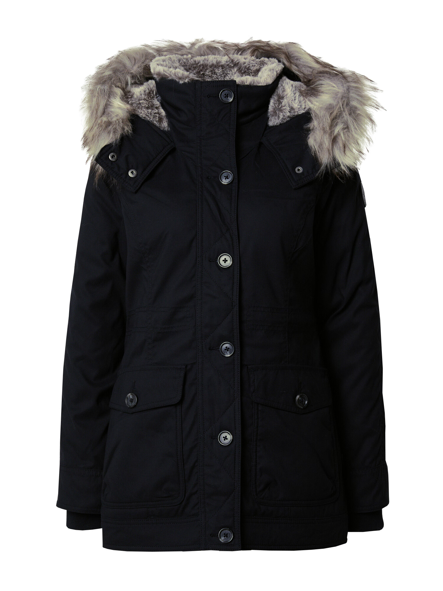 HOLLISTER Parka de iarnă negru - Pled.ro