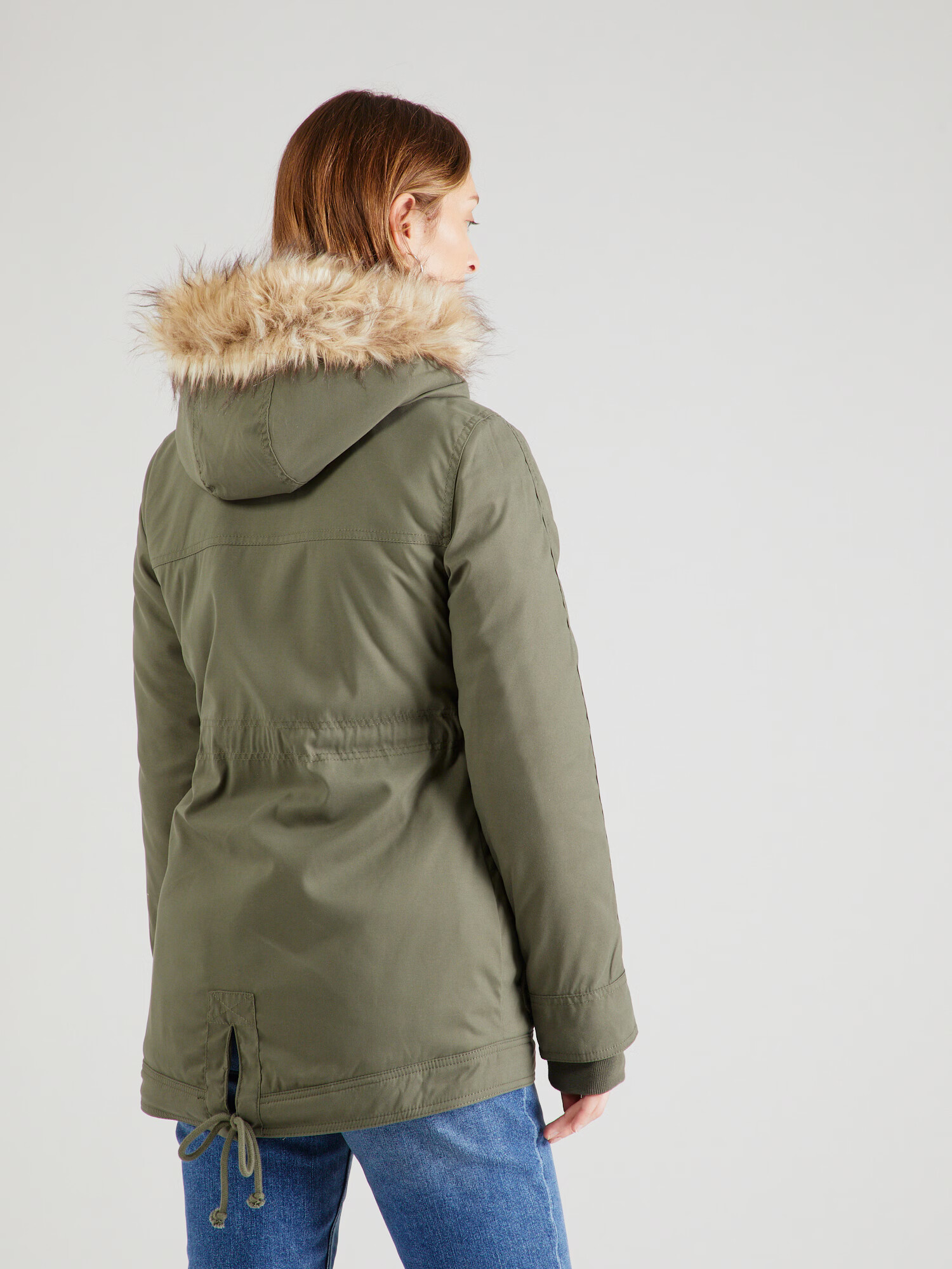 HOLLISTER Parka de iarnă nisipiu / oliv - Pled.ro