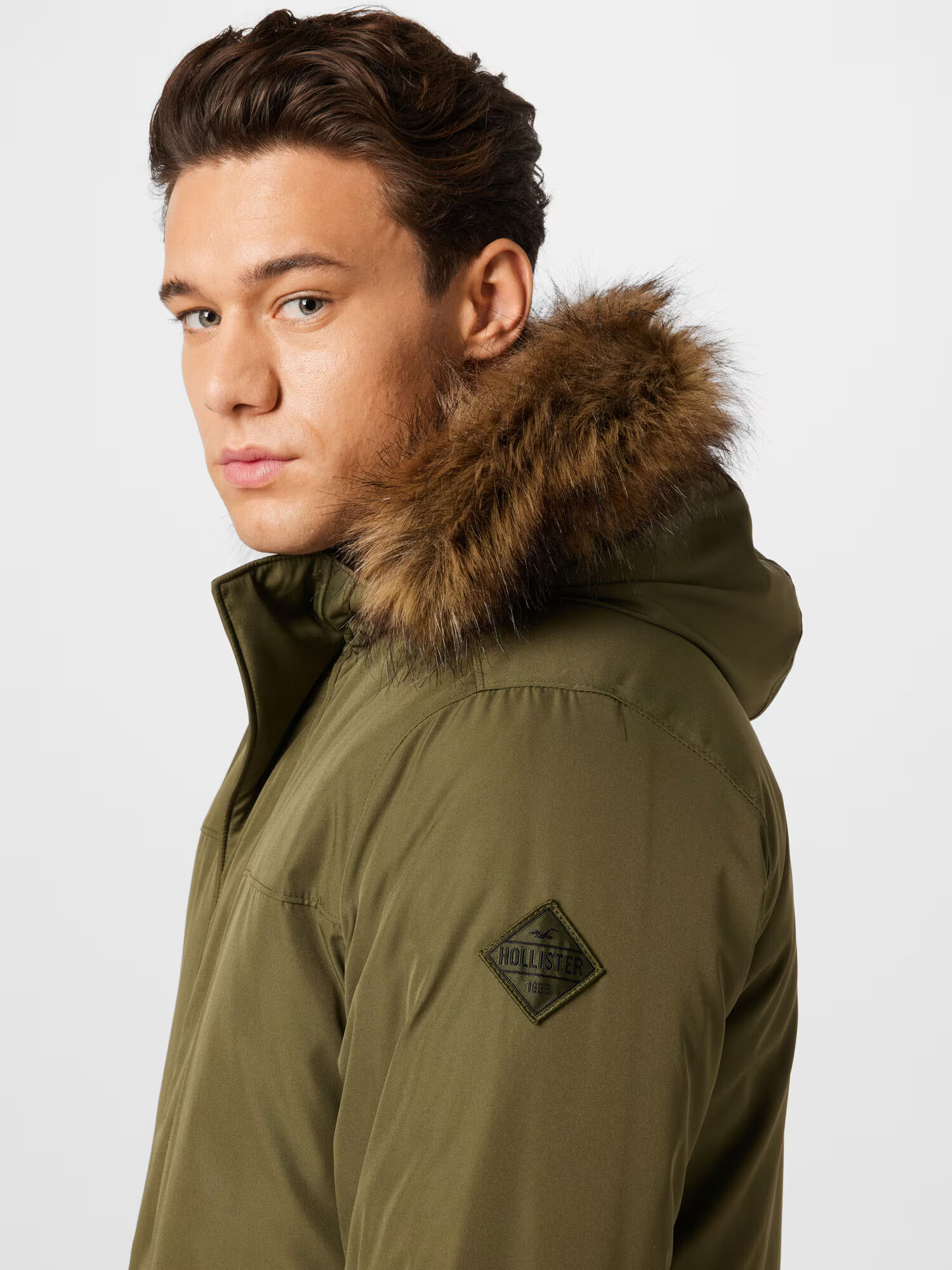 HOLLISTER Parka de iarnă oliv - Pled.ro