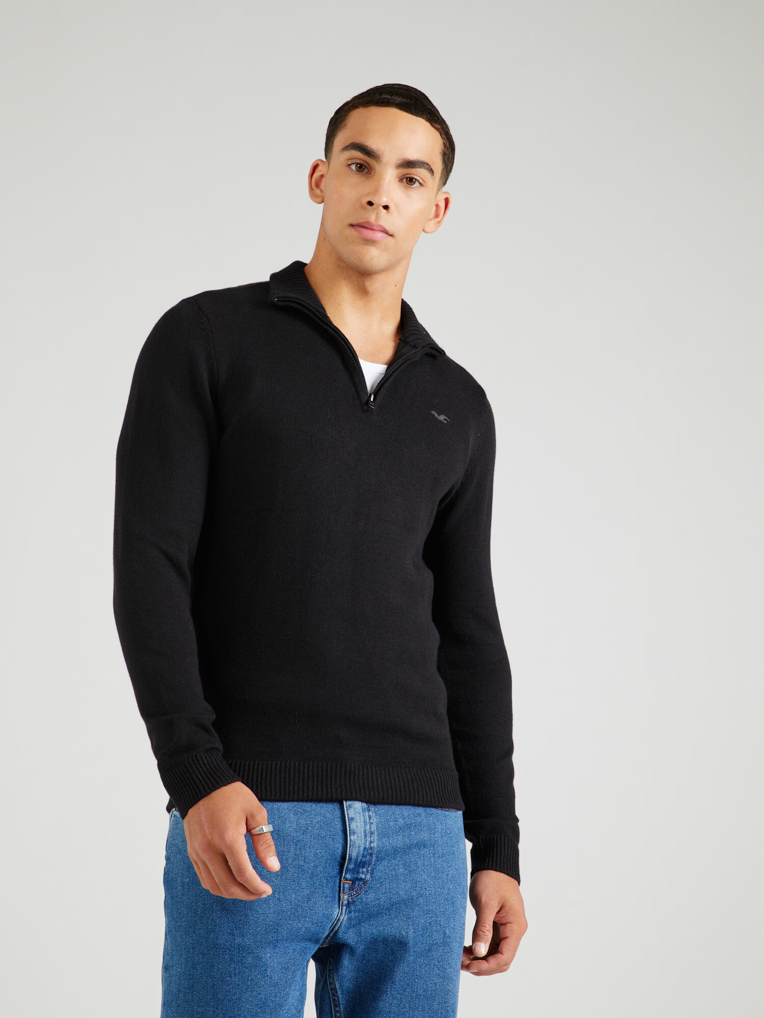 HOLLISTER Pulover negru - Pled.ro