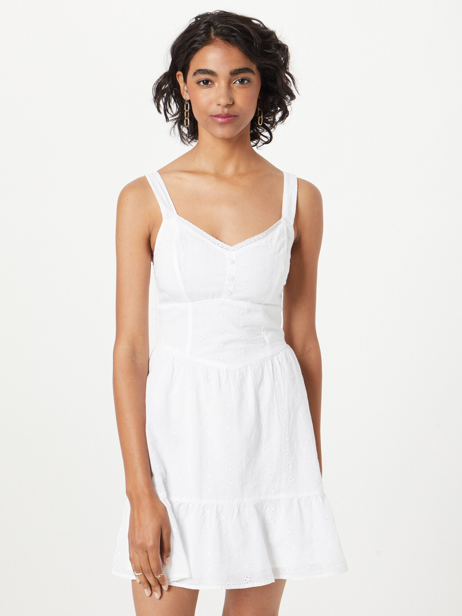 HOLLISTER Rochie alb - Pled.ro