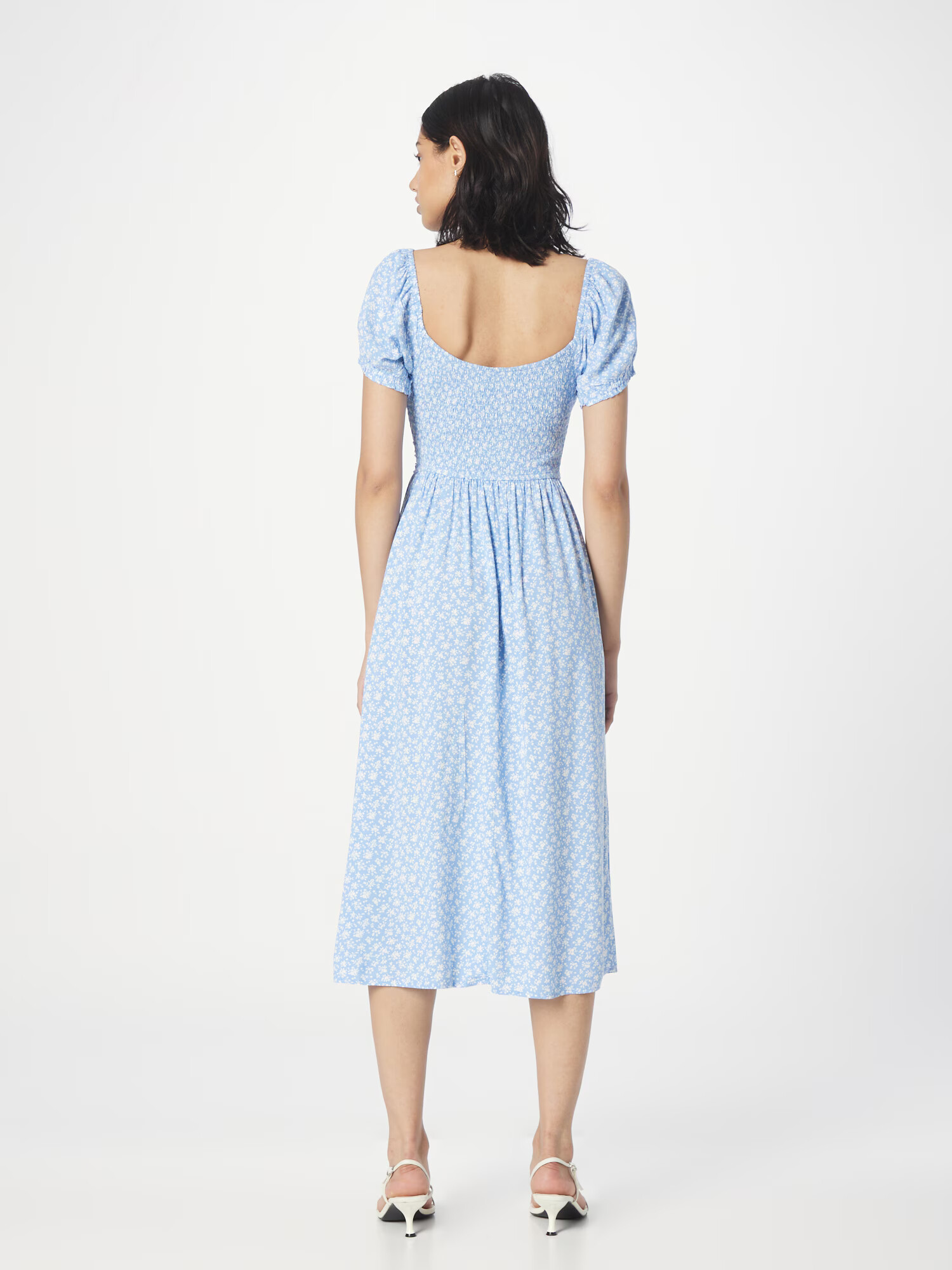 HOLLISTER Rochie albastru deschis / alb - Pled.ro