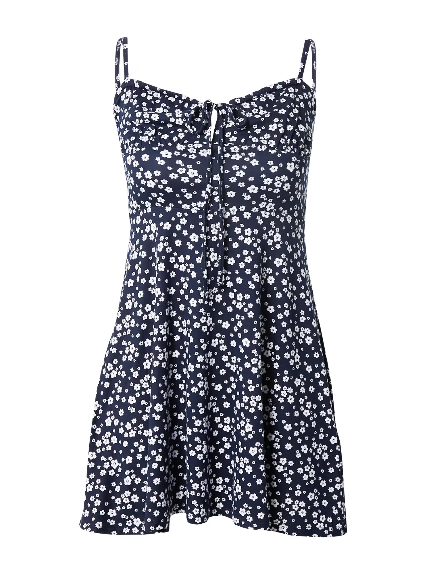 HOLLISTER Rochie albastru închis / alb - Pled.ro