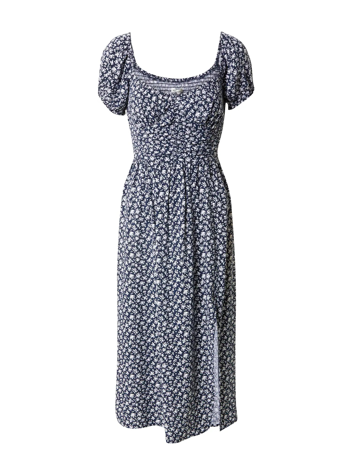 HOLLISTER Rochie bleumarin / alb - Pled.ro