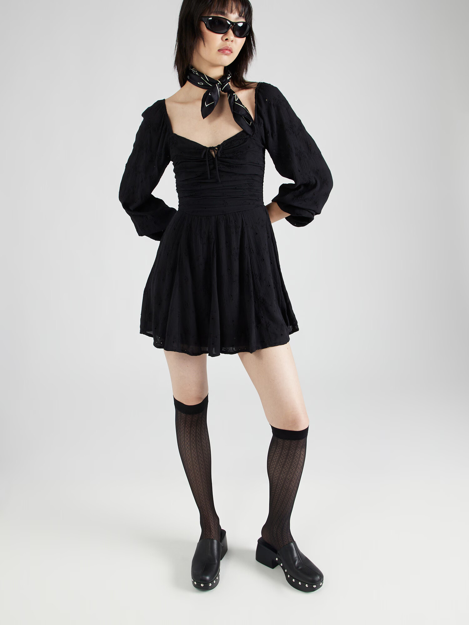 HOLLISTER Rochie 'CHASE' negru - Pled.ro