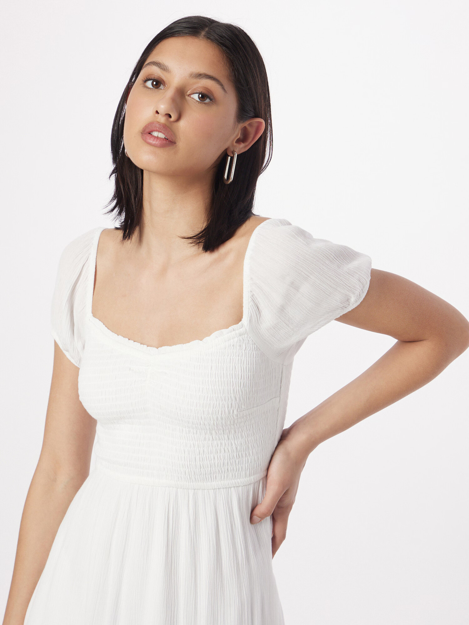 HOLLISTER Rochie de vară alb - Pled.ro