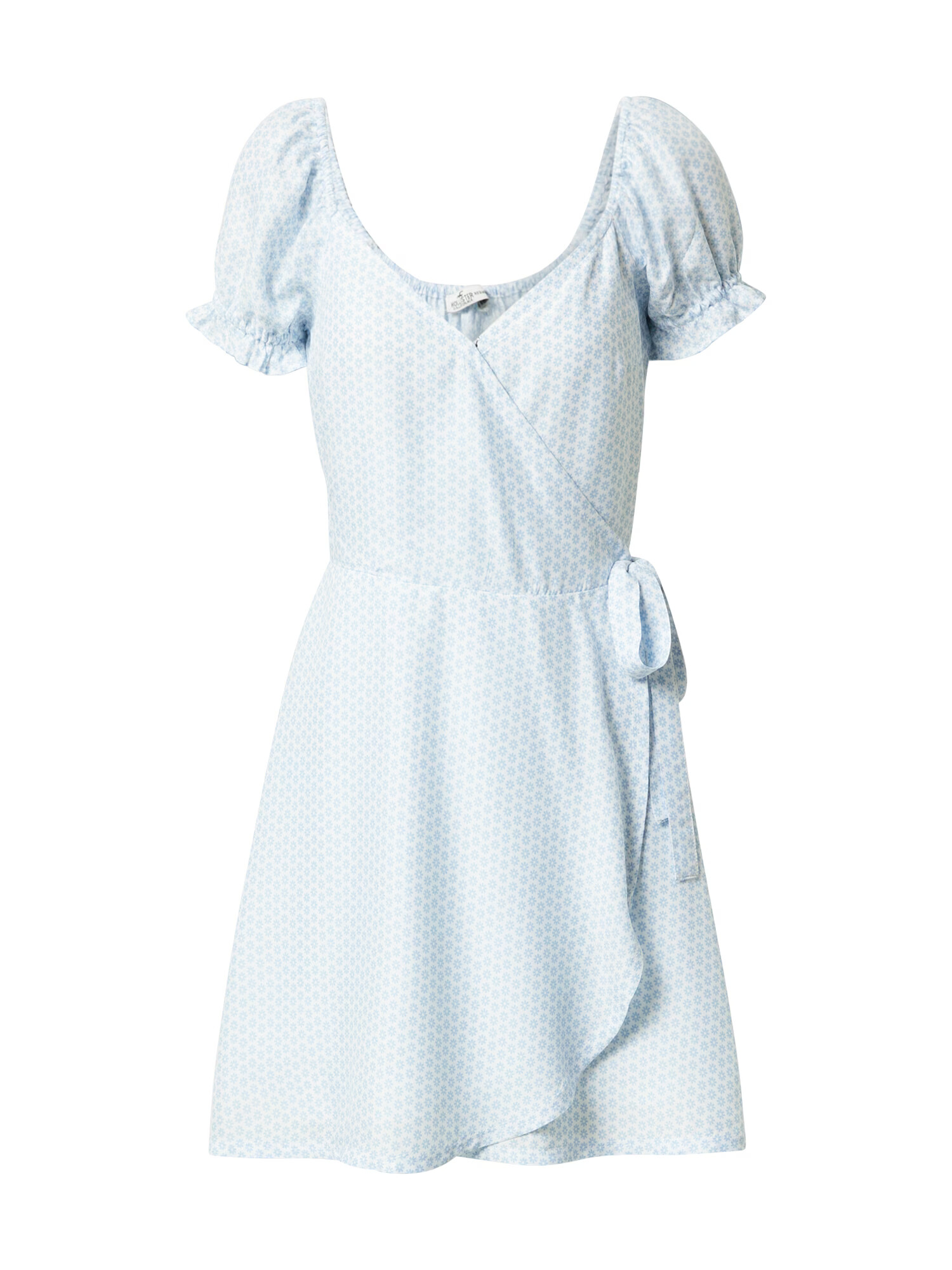 HOLLISTER Rochie de vară albastru deschis / alb - Pled.ro