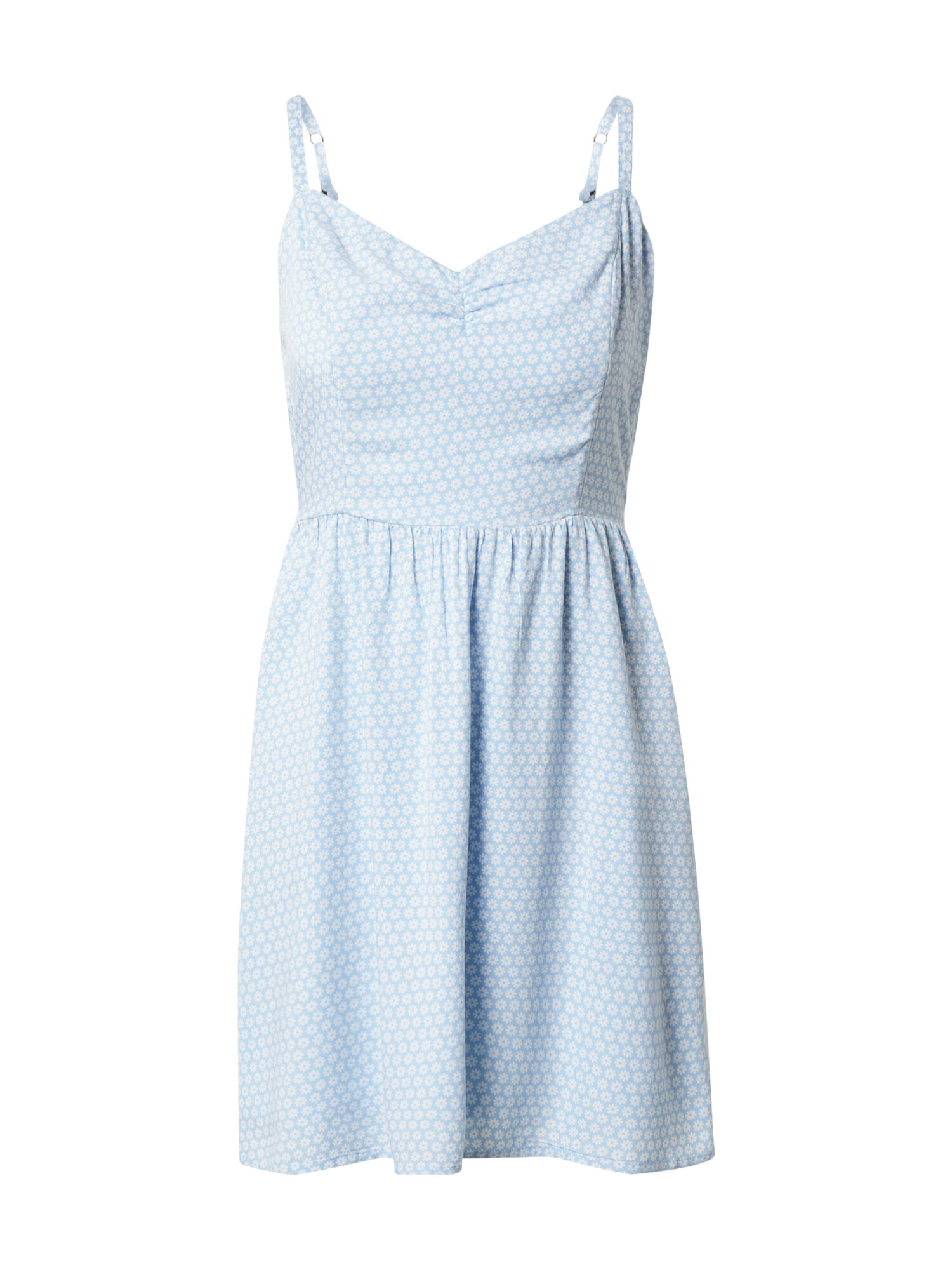 HOLLISTER Rochie de vară 'APAC' albastru deschis / alb - Pled.ro