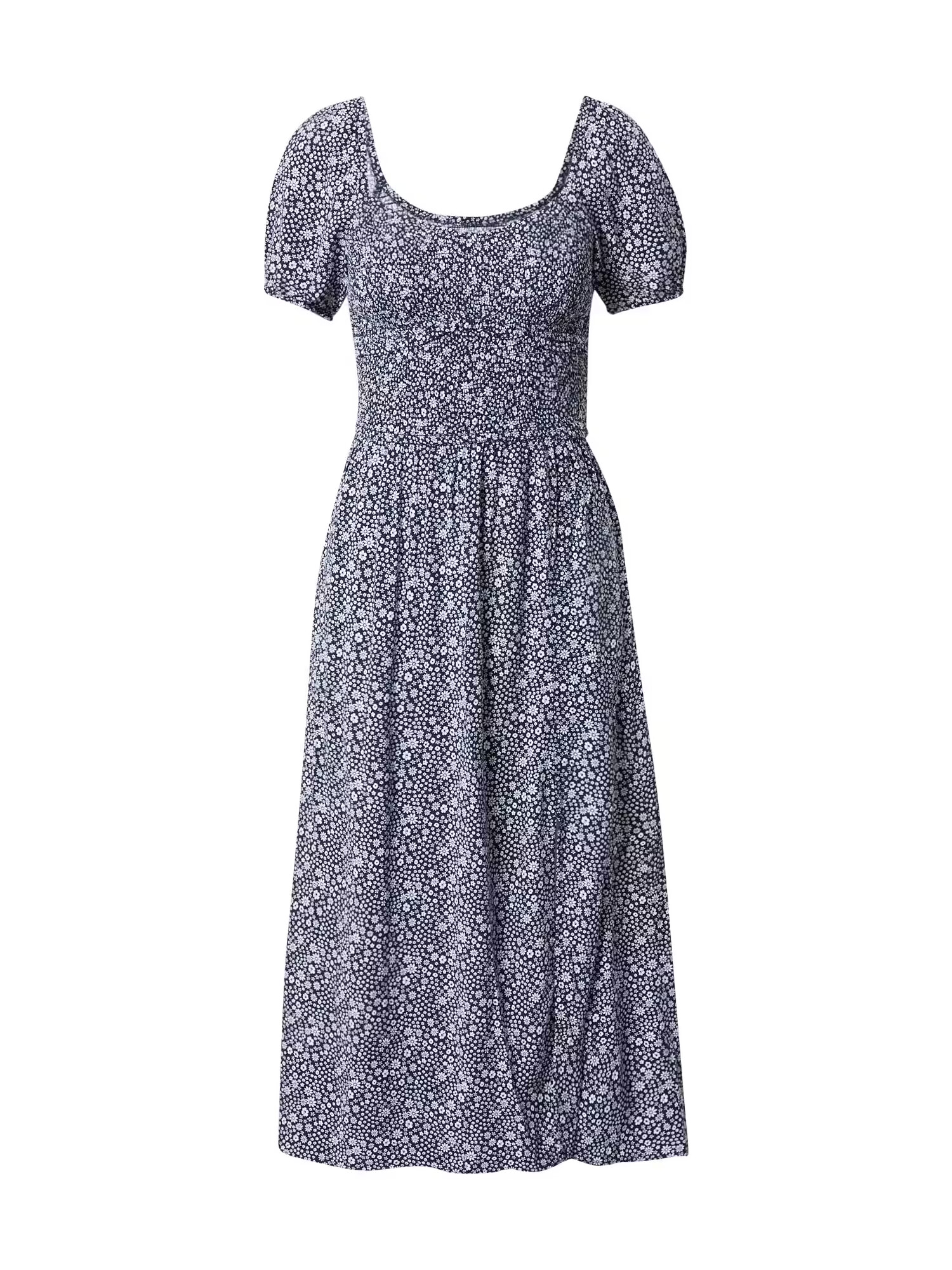 HOLLISTER Rochie de vară bleumarin / alb - Pled.ro