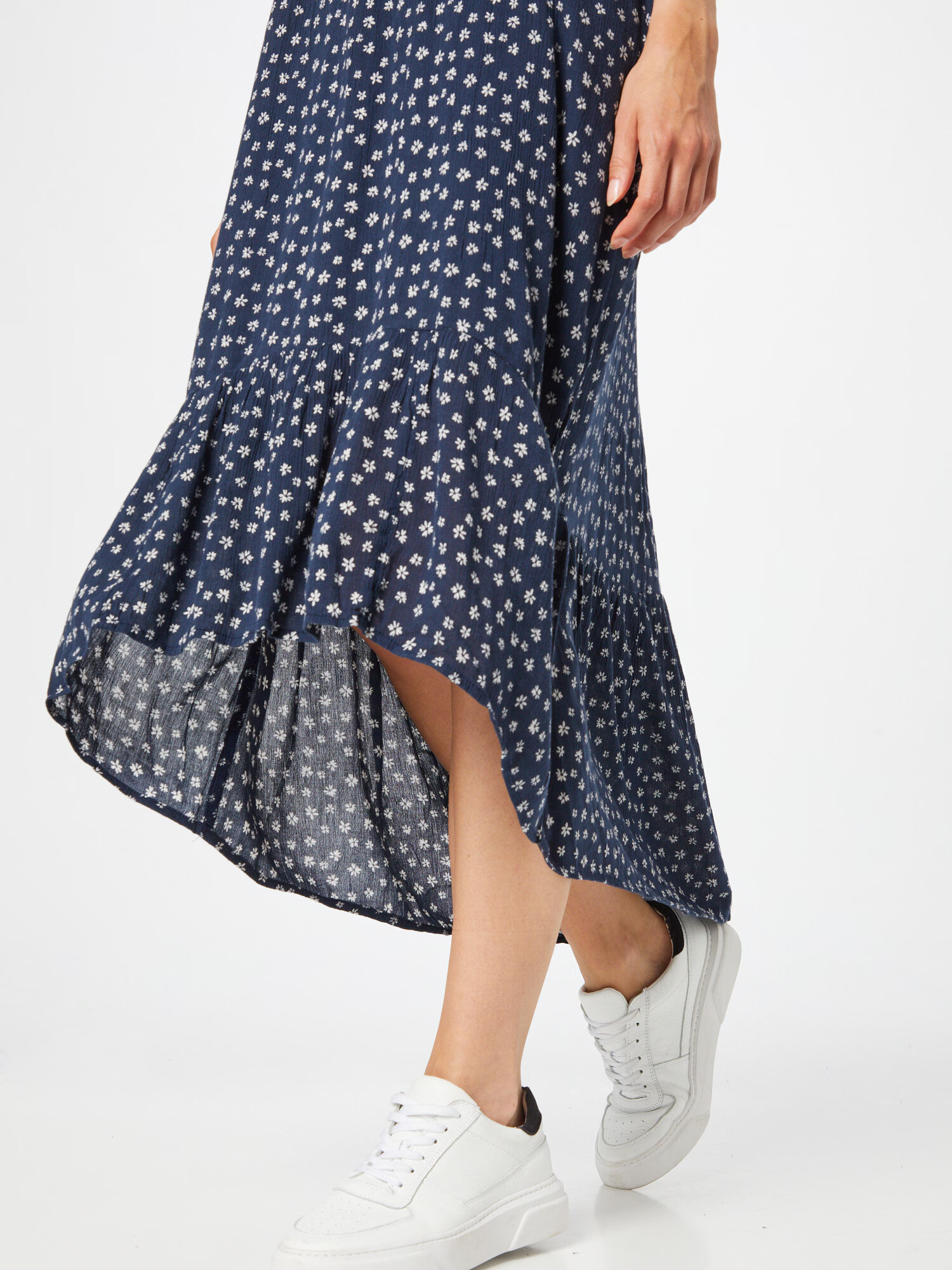 HOLLISTER Rochie de vară bleumarin / alb - Pled.ro