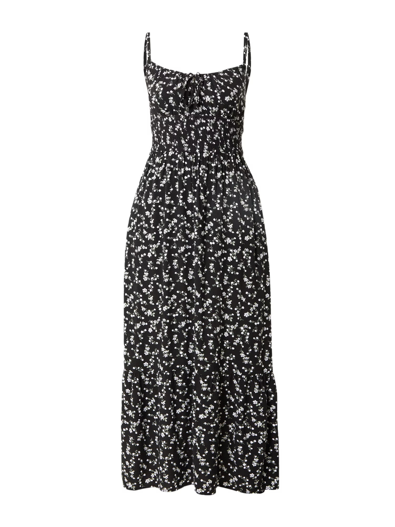 HOLLISTER Rochie de vară gri / negru / alb - Pled.ro