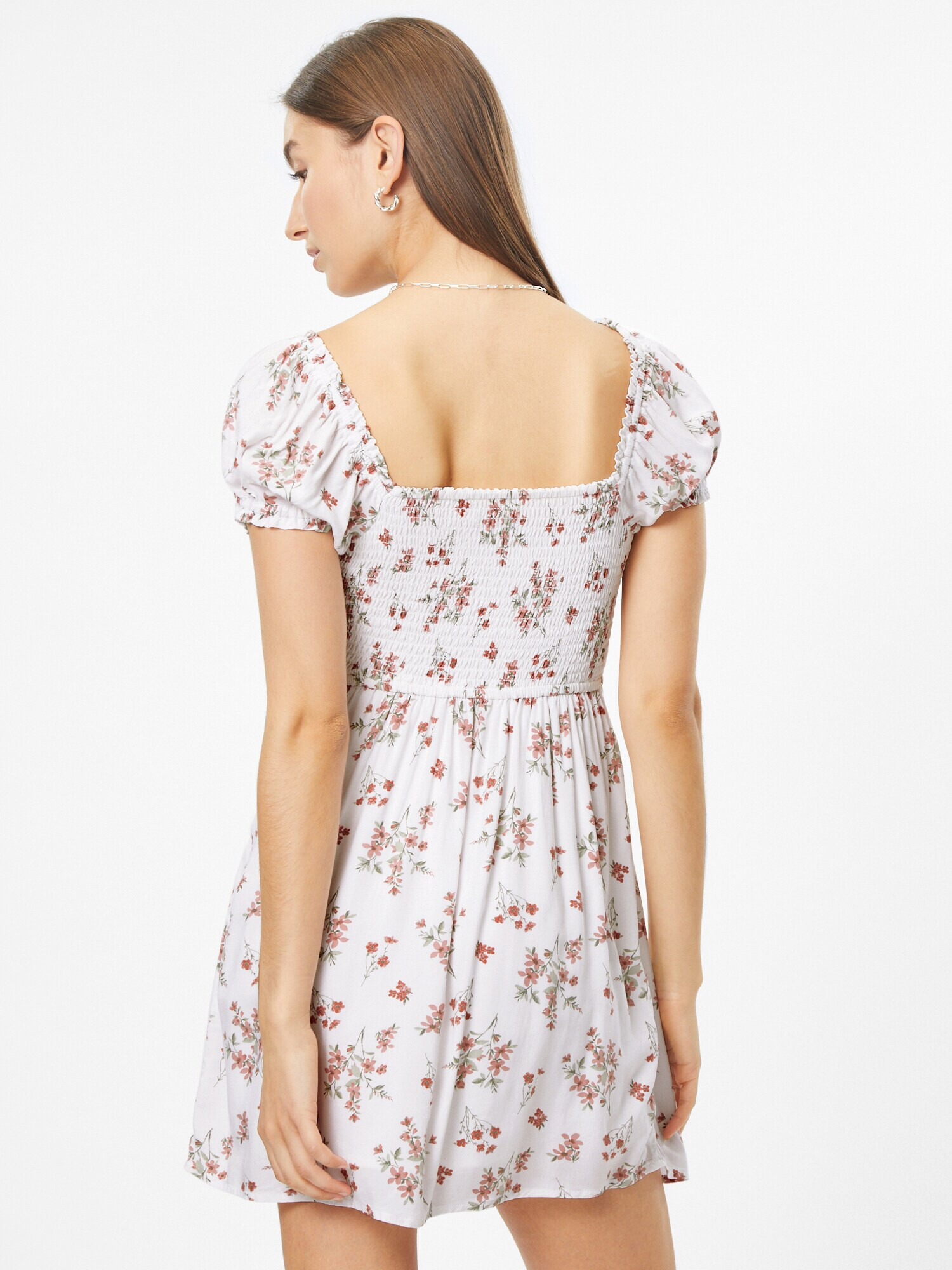 HOLLISTER Rochie de vară verde pastel / rosé / alb - Pled.ro