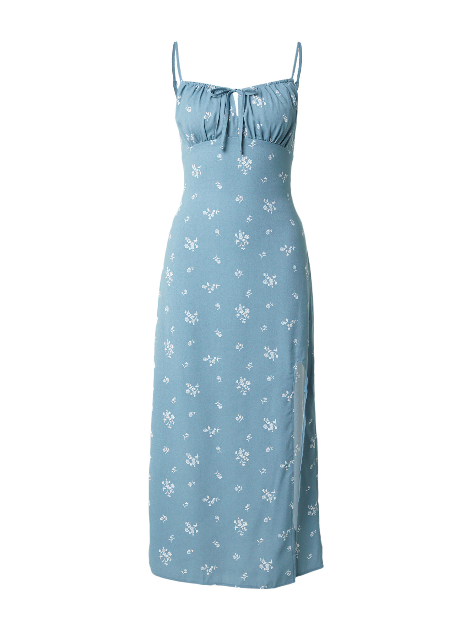 HOLLISTER Rochie 'EMEA' albastru fumuriu / alb - Pled.ro