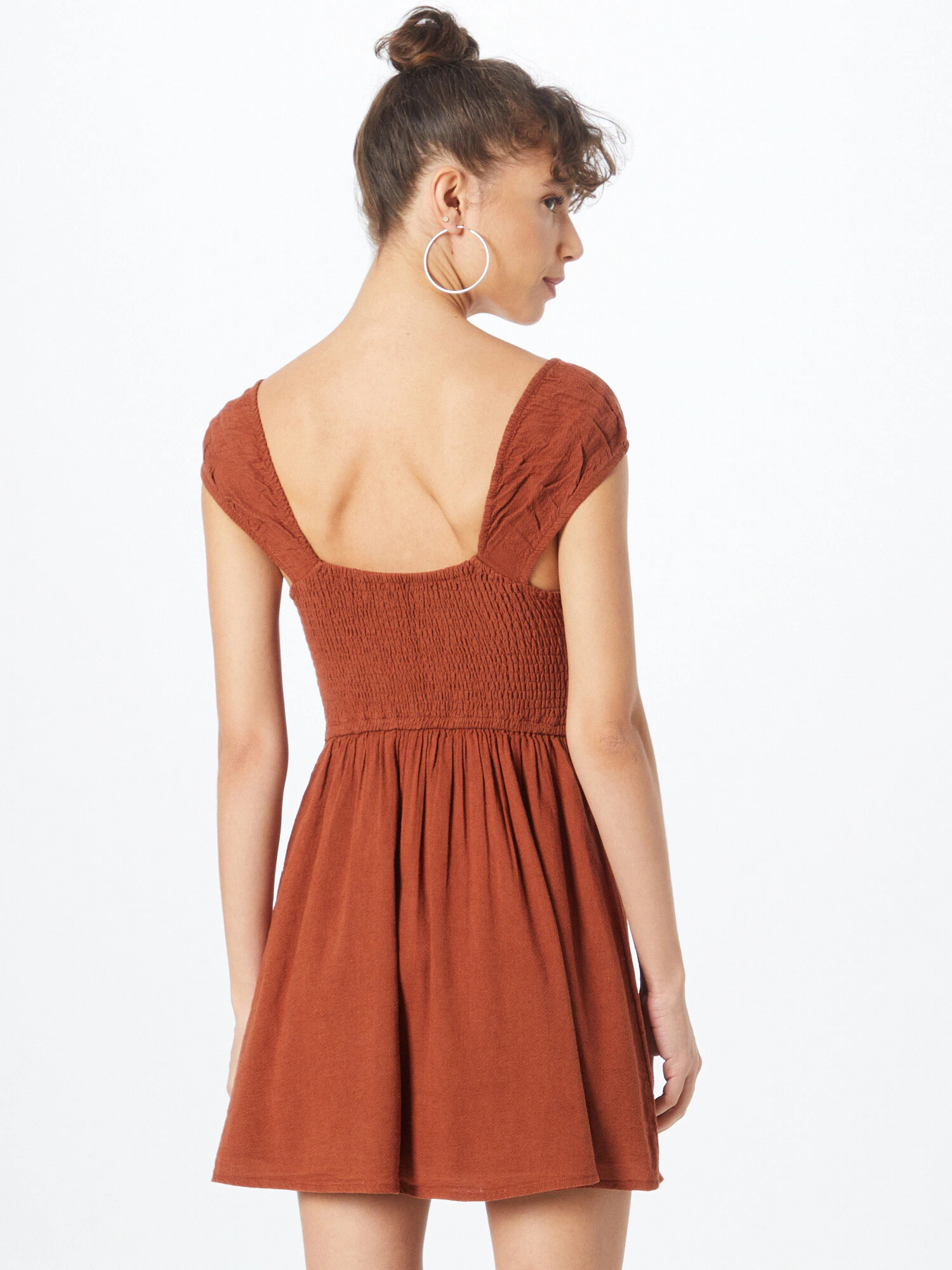 HOLLISTER Rochie 'EMEA' maro ruginiu - Pled.ro