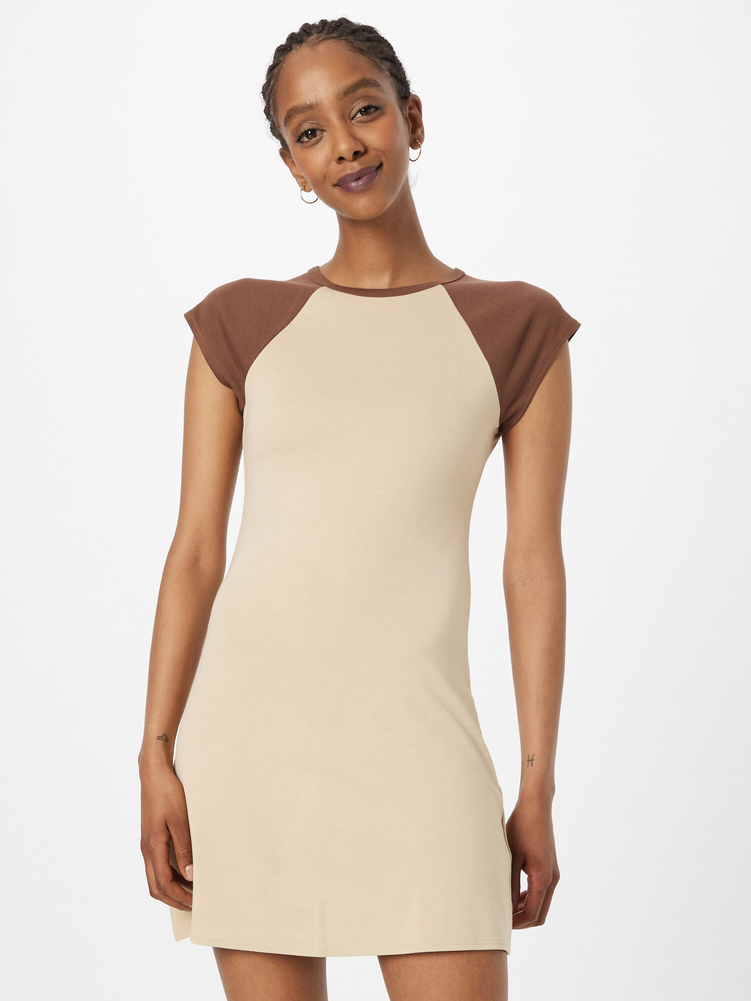 HOLLISTER Rochie maro / maro deschis - Pled.ro