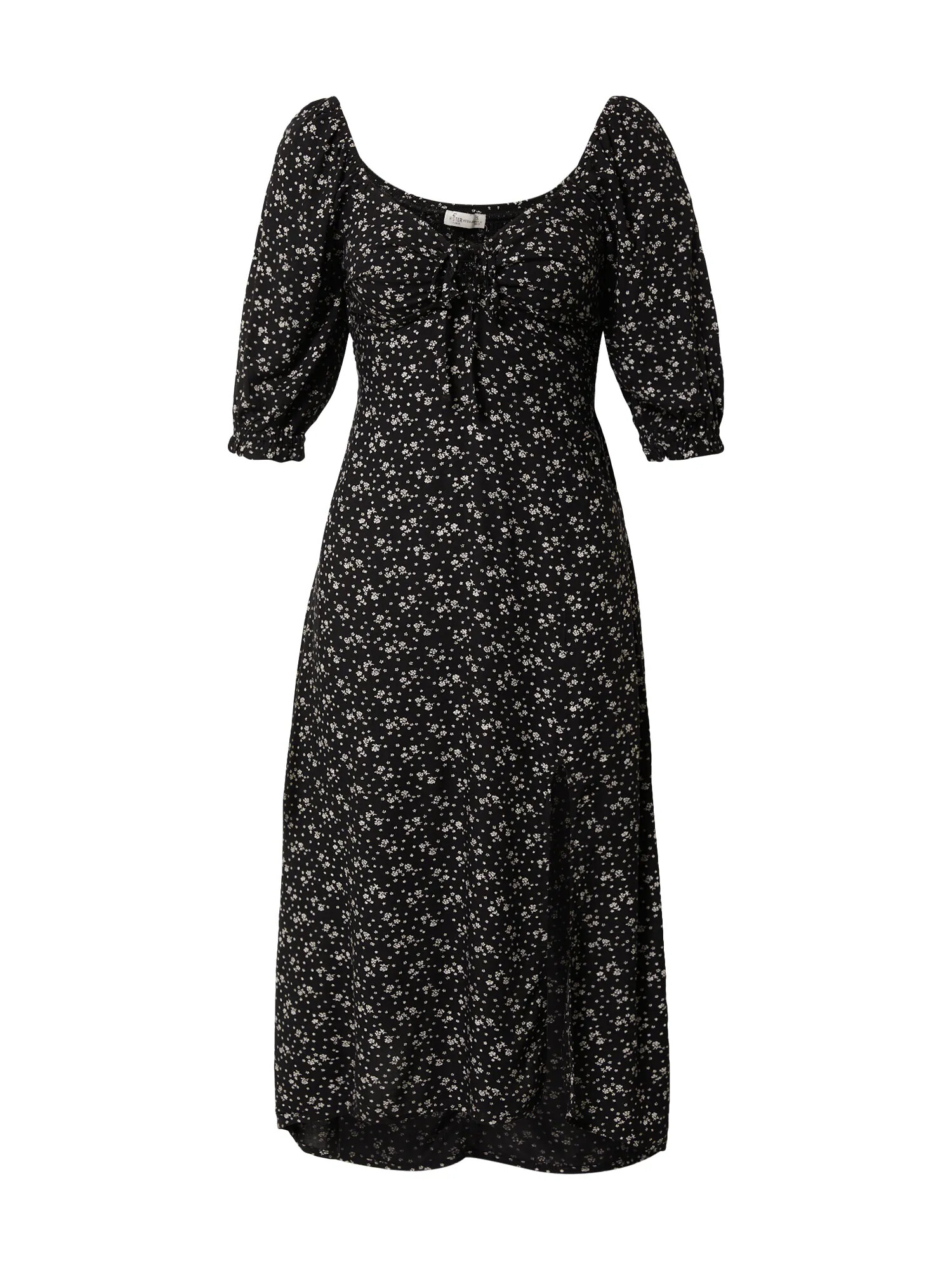 HOLLISTER Rochie negru / alb - Pled.ro