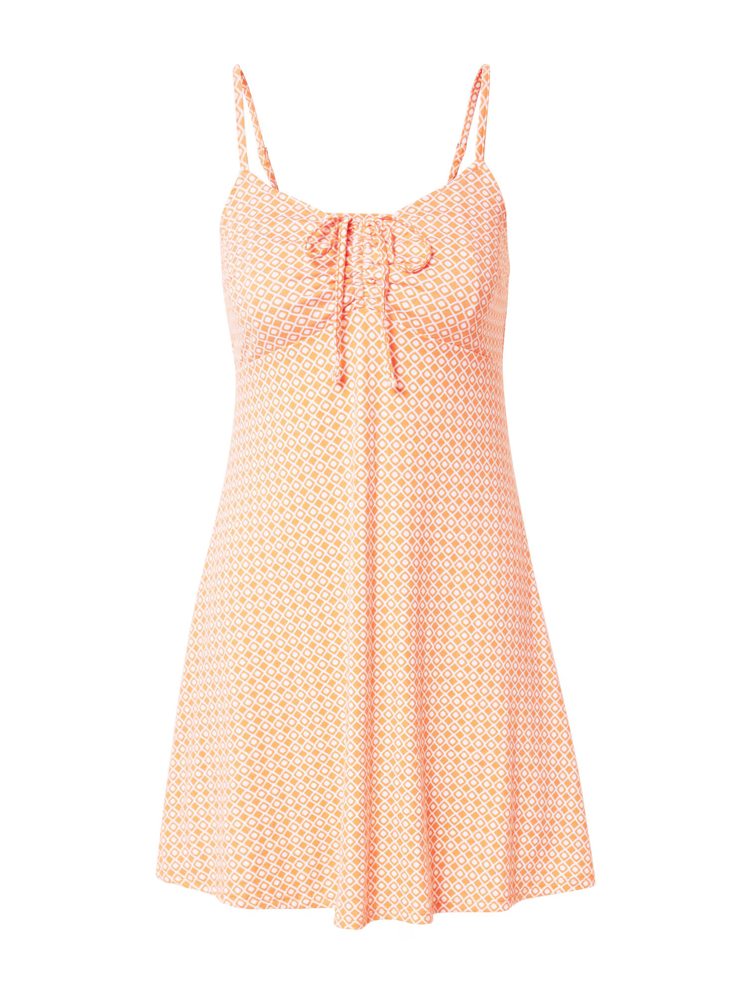 HOLLISTER Rochie portocaliu / alb - Pled.ro